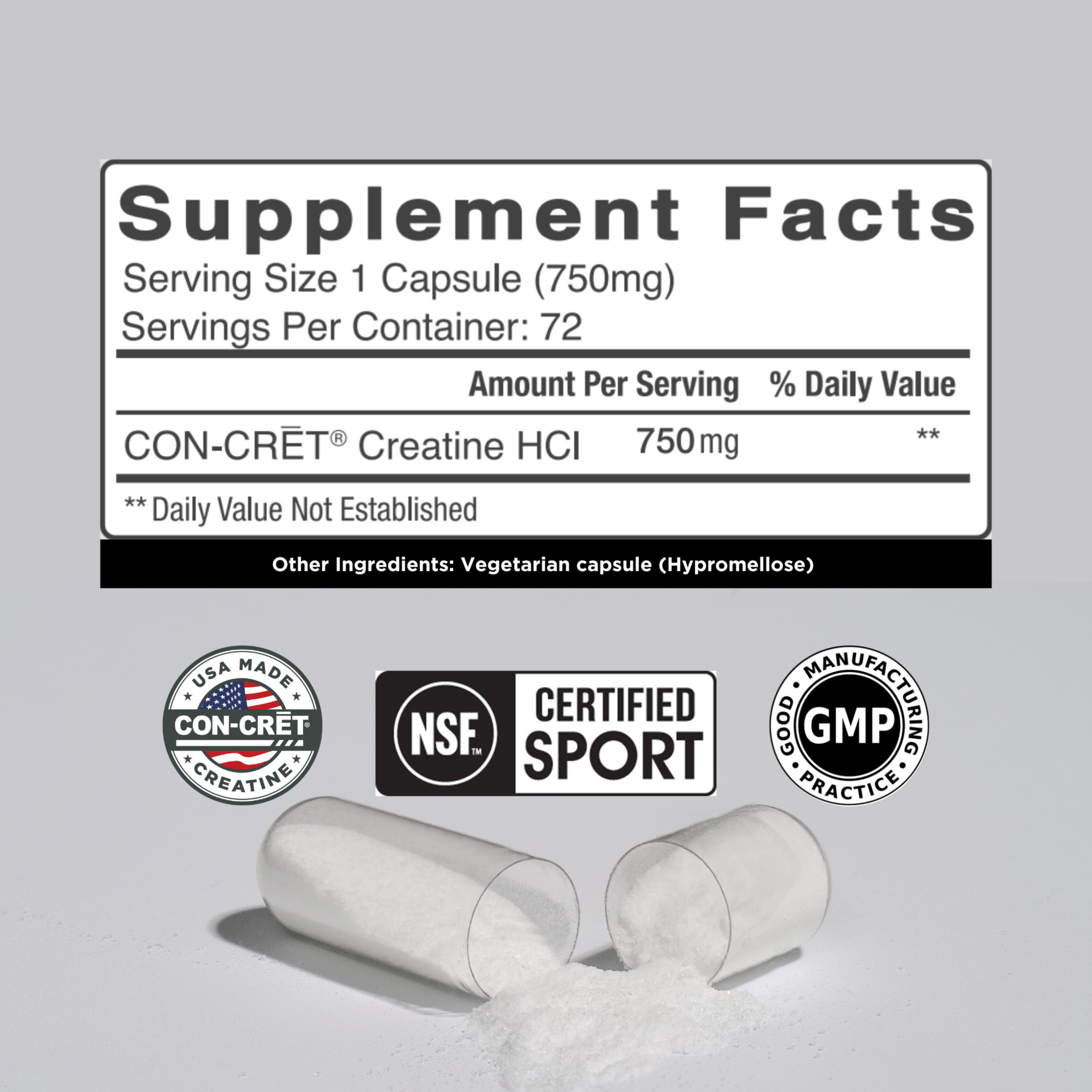CON-CRĒT Creatine HCl