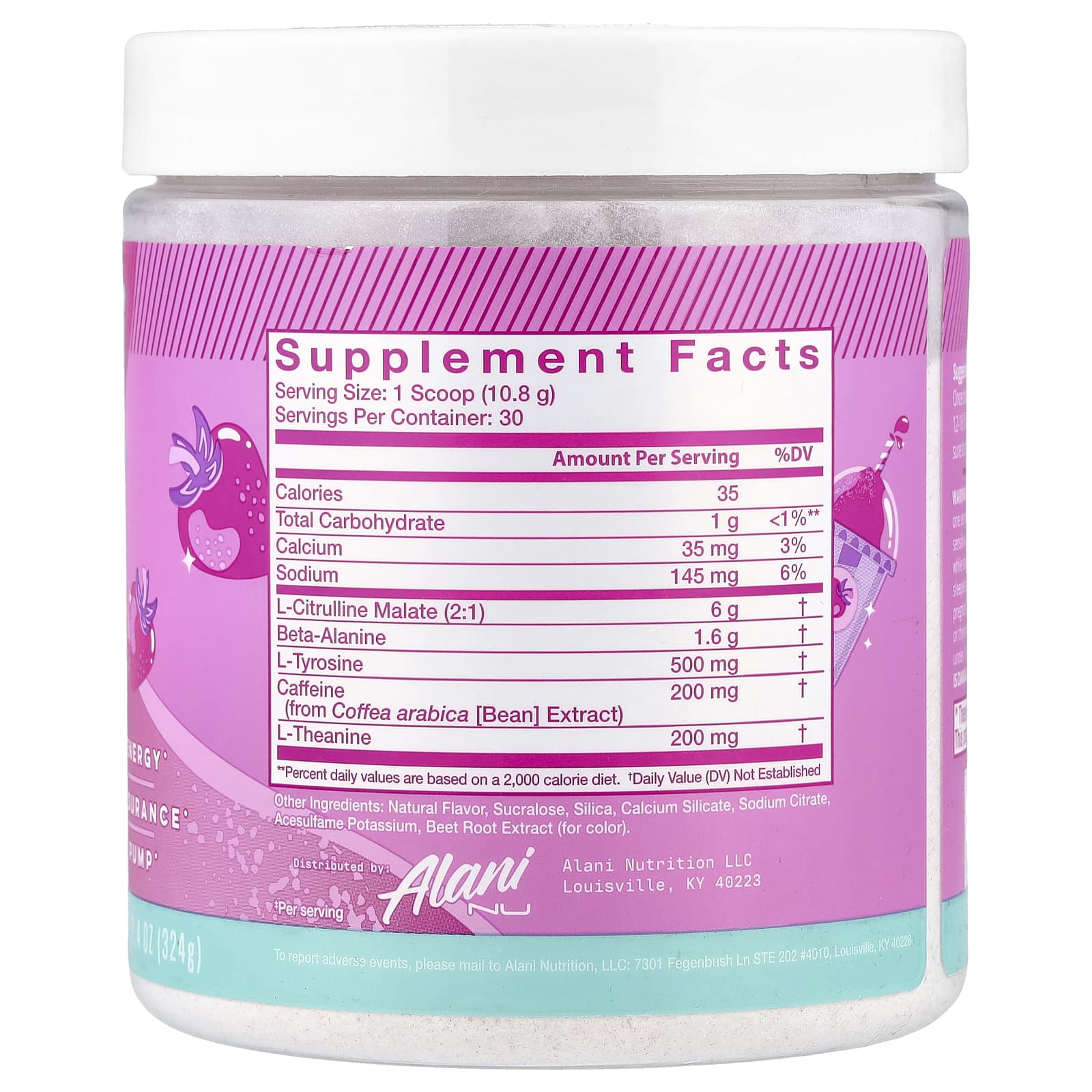 Alani Nu Pre-Workout (Bilingual)