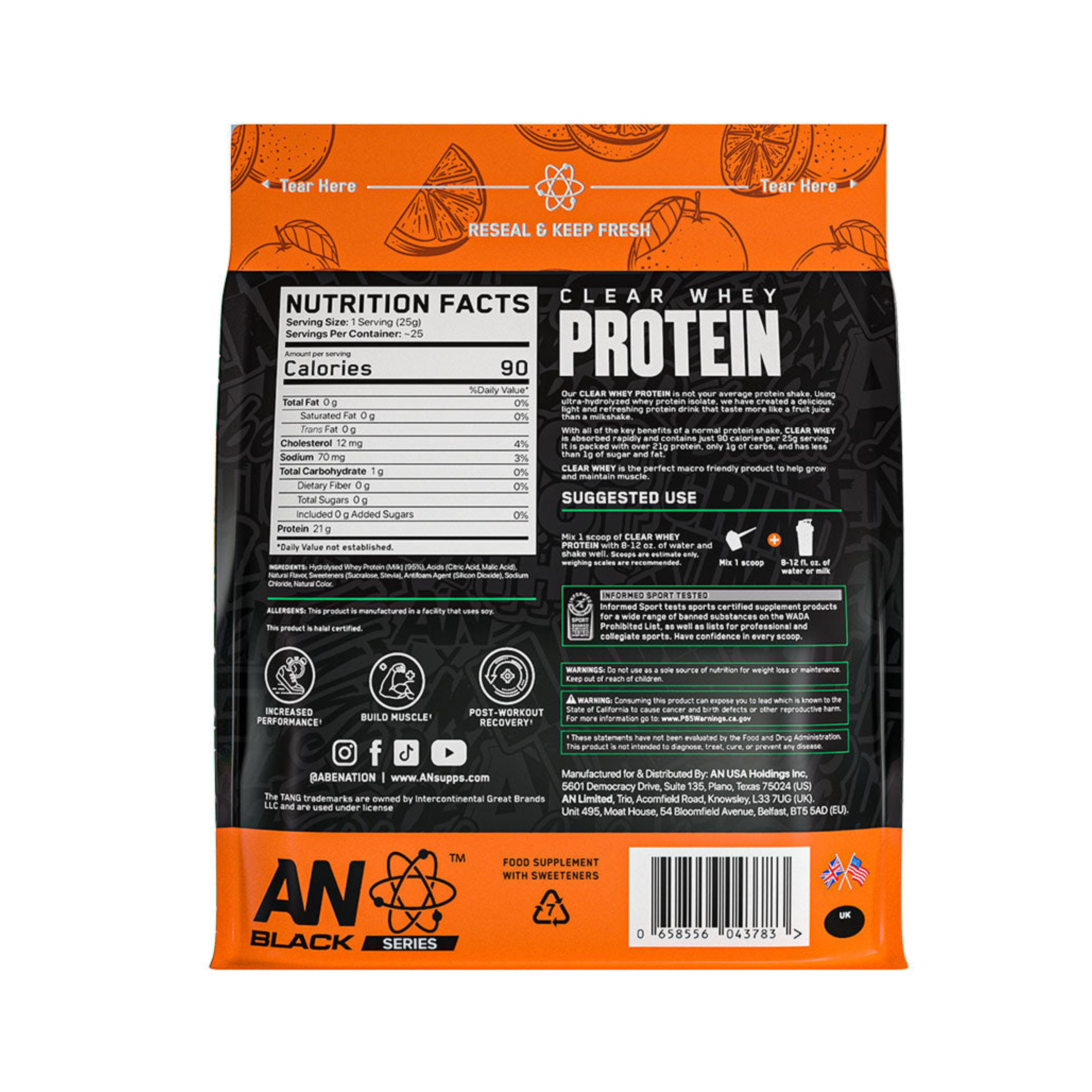 Applied Nutrition Black Series Clear Whey Protein
