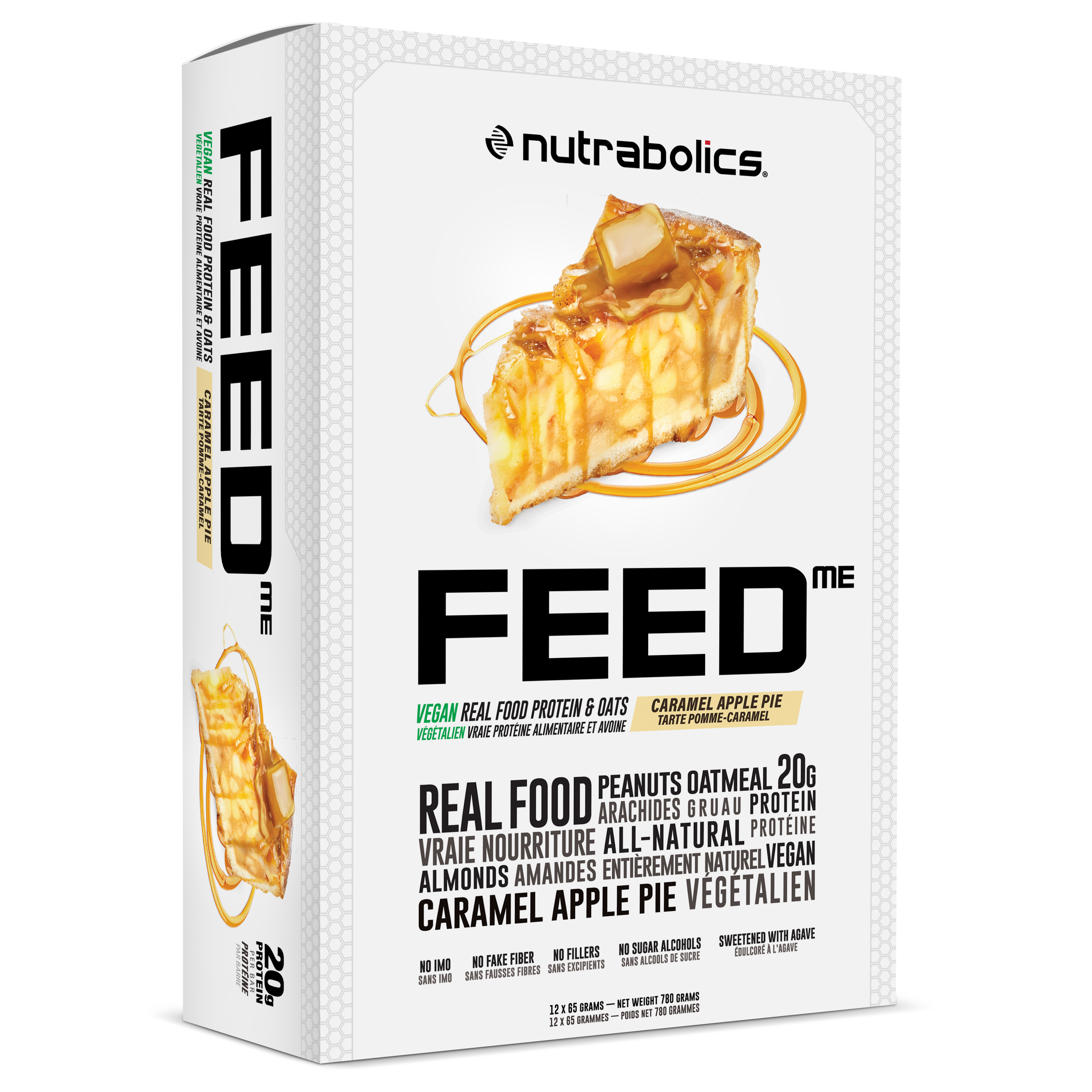 Feed Bar Vegan 65 g (12/Box) Caramel Apple Pie