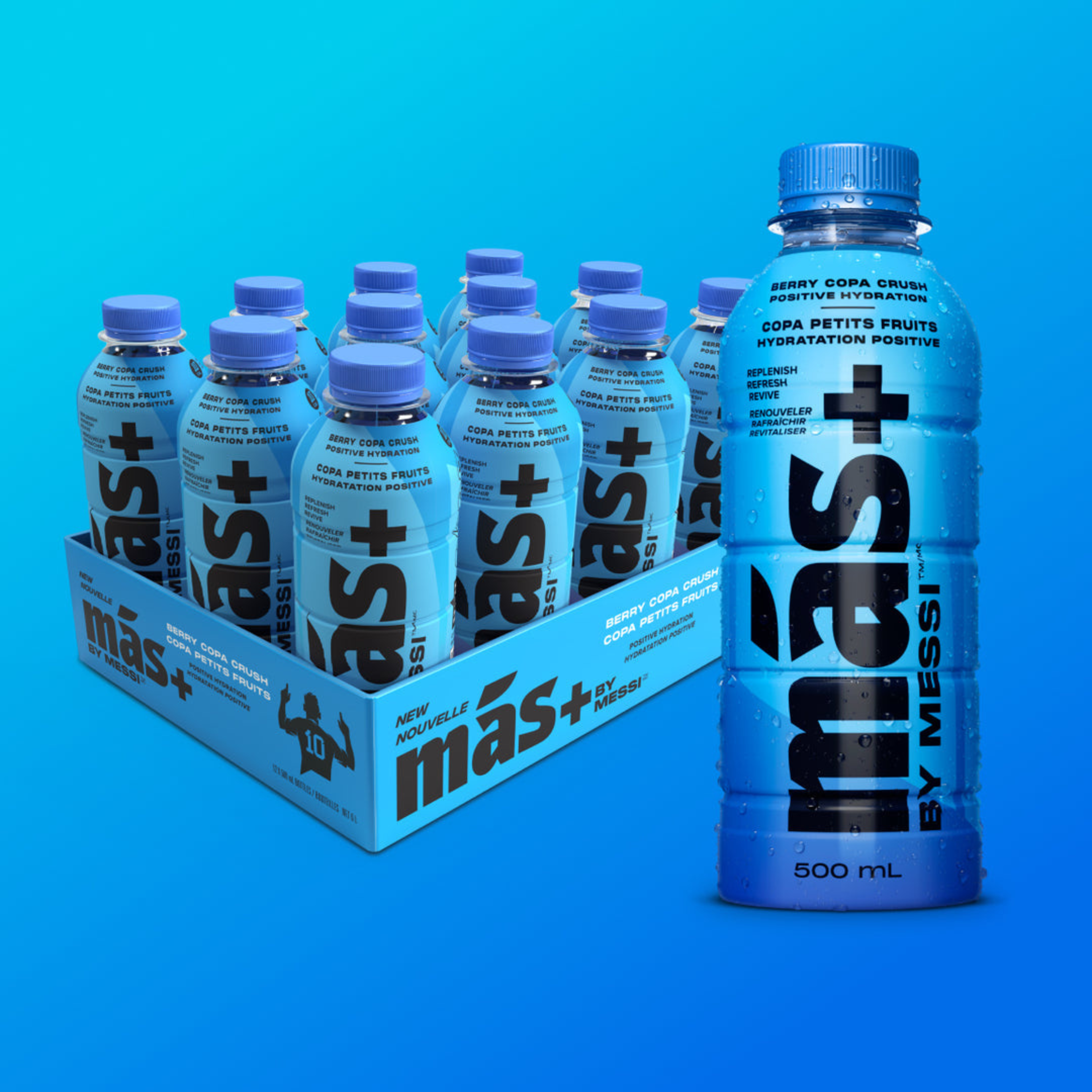 Mas+ Hydration By Messi - Berry Copa Crush