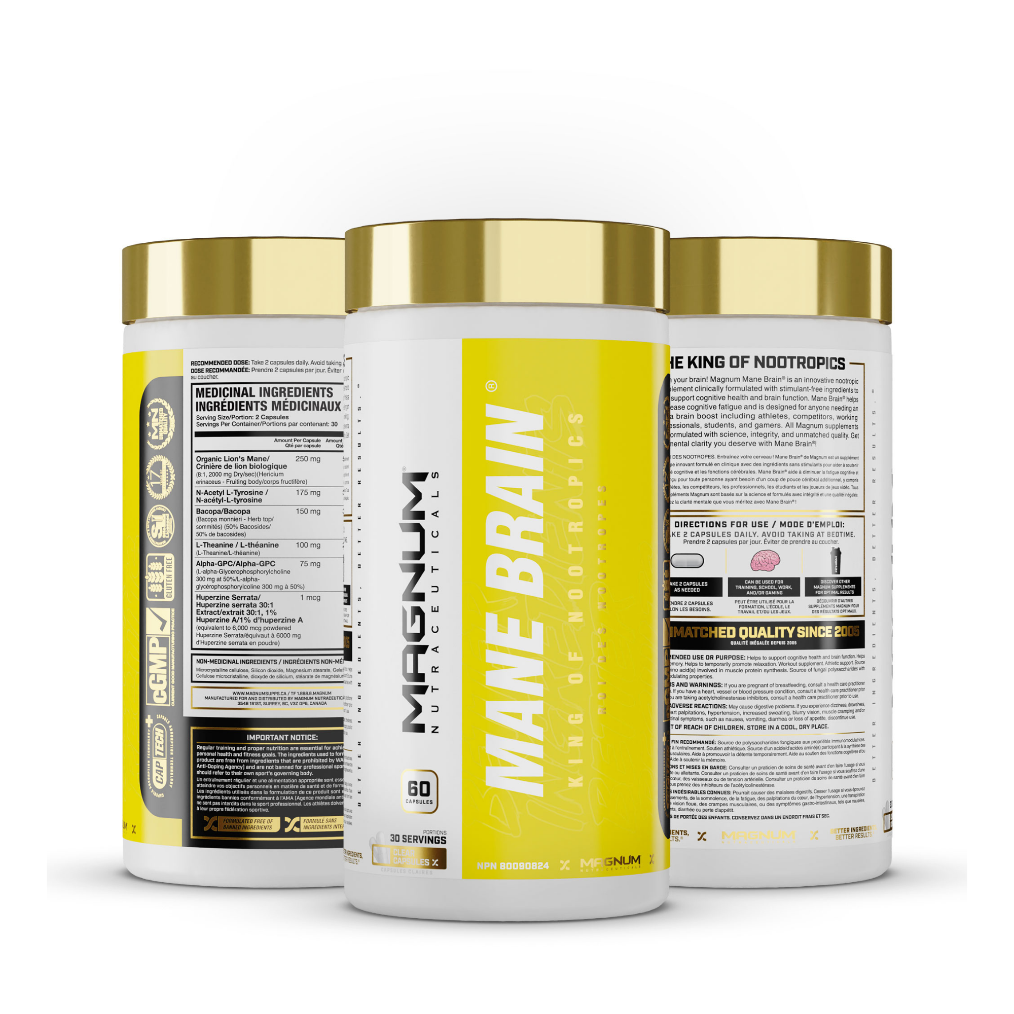 Mane Brain 60 Capsules