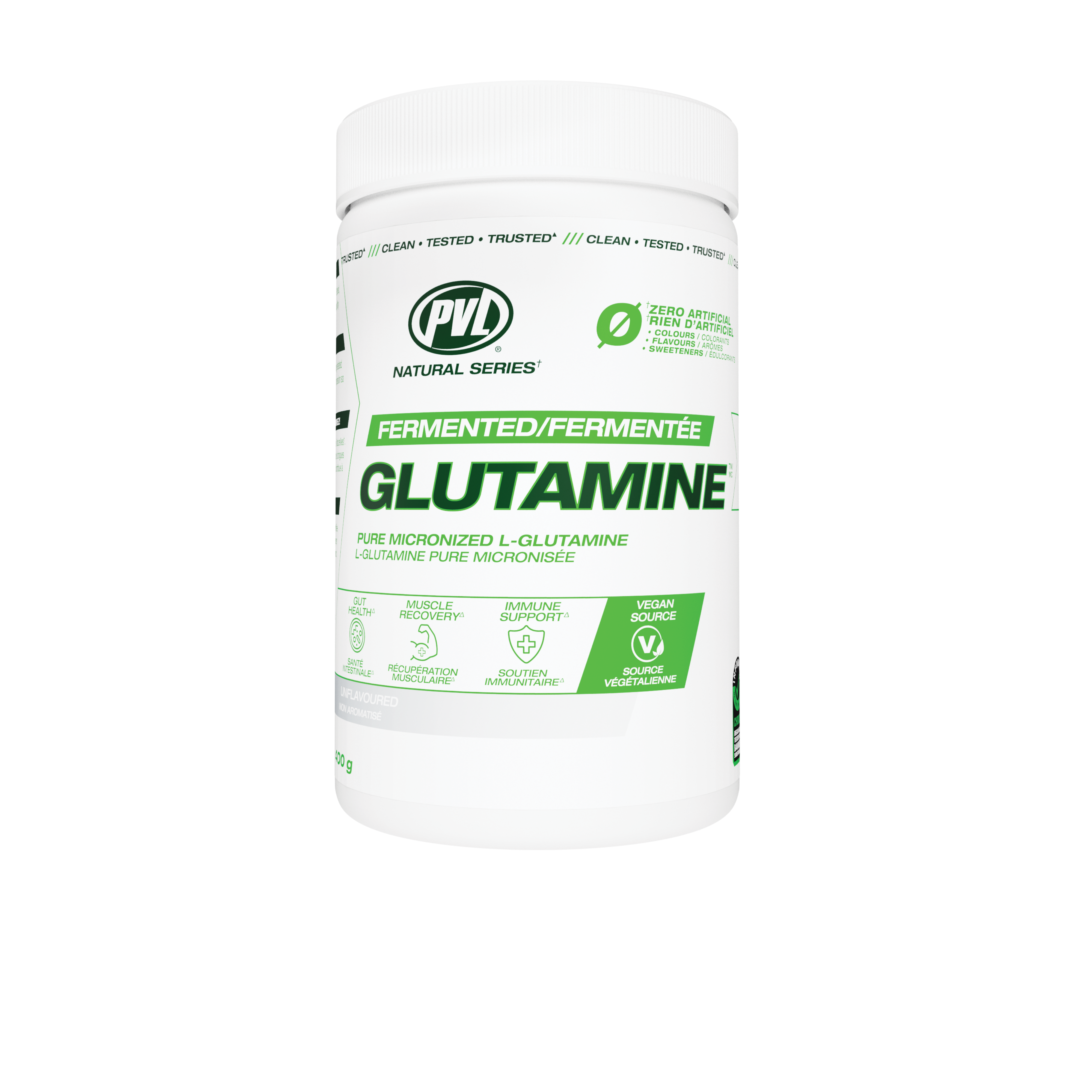 PVL 100% Pure Glutamine Unflavoured 400 g