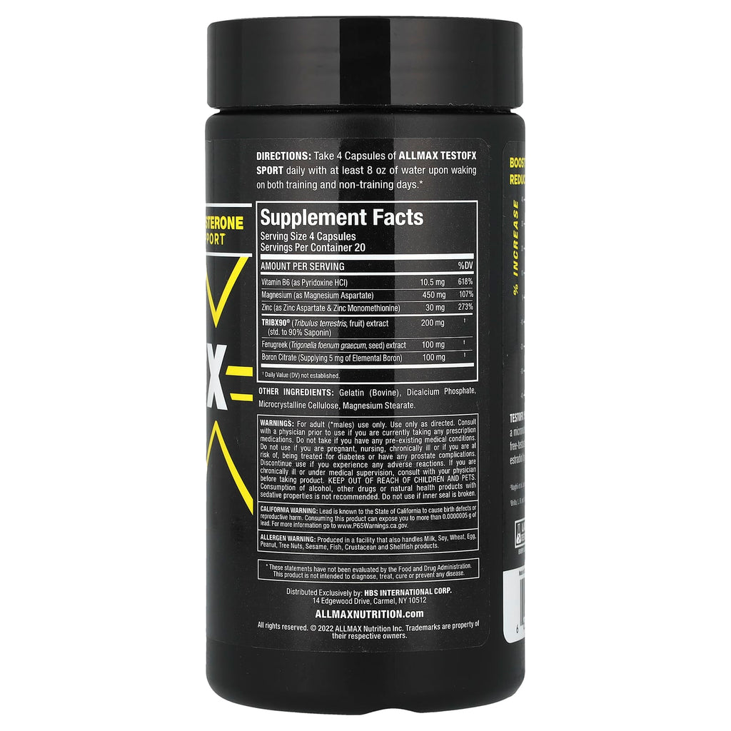 Allmax TestoFX Sport 80ct