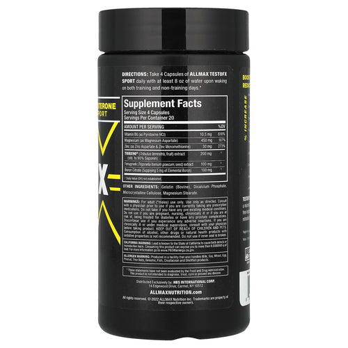 Allmax TestoFX Sport 80ct