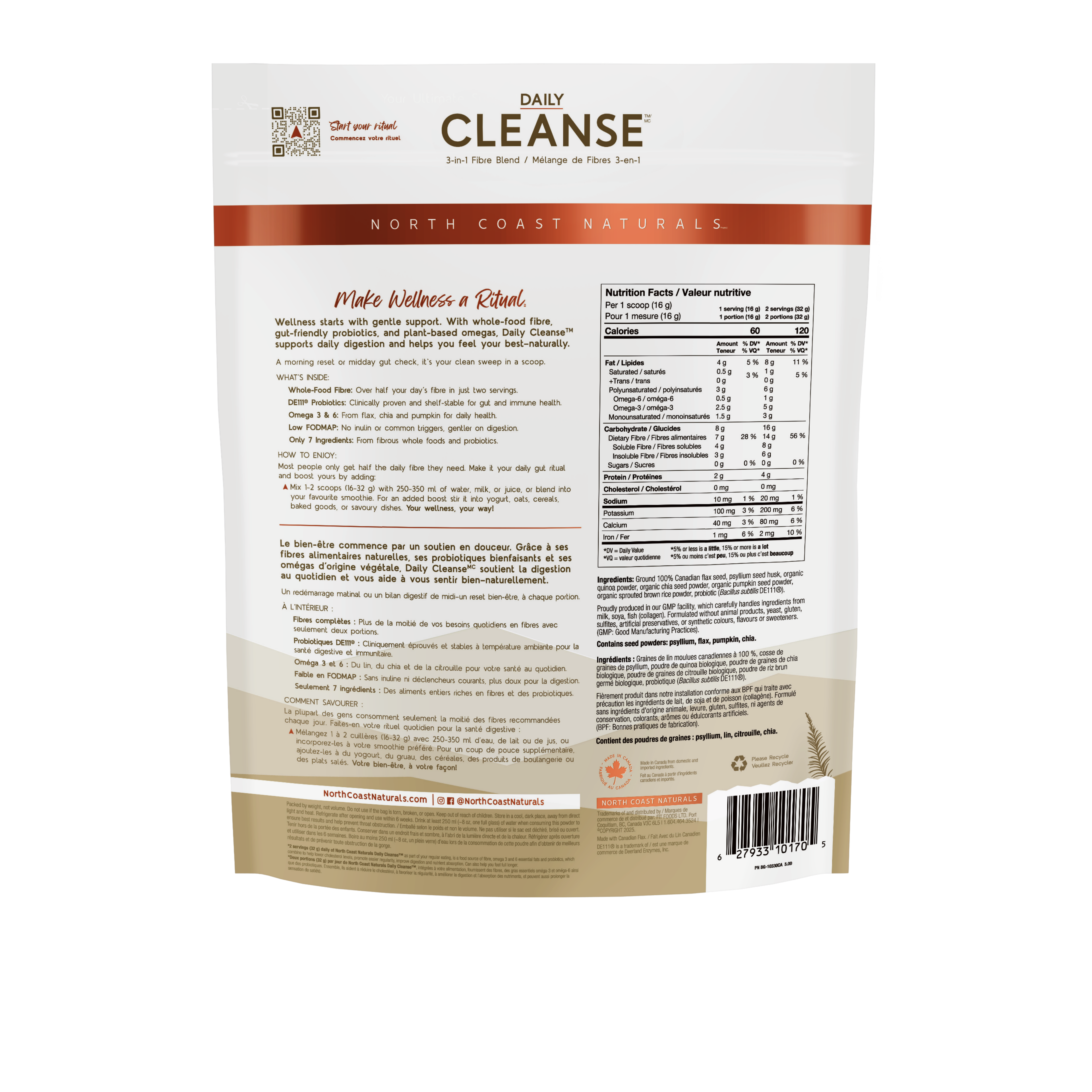 North Coast Naturals DAILY CLEANSE Unflavoured