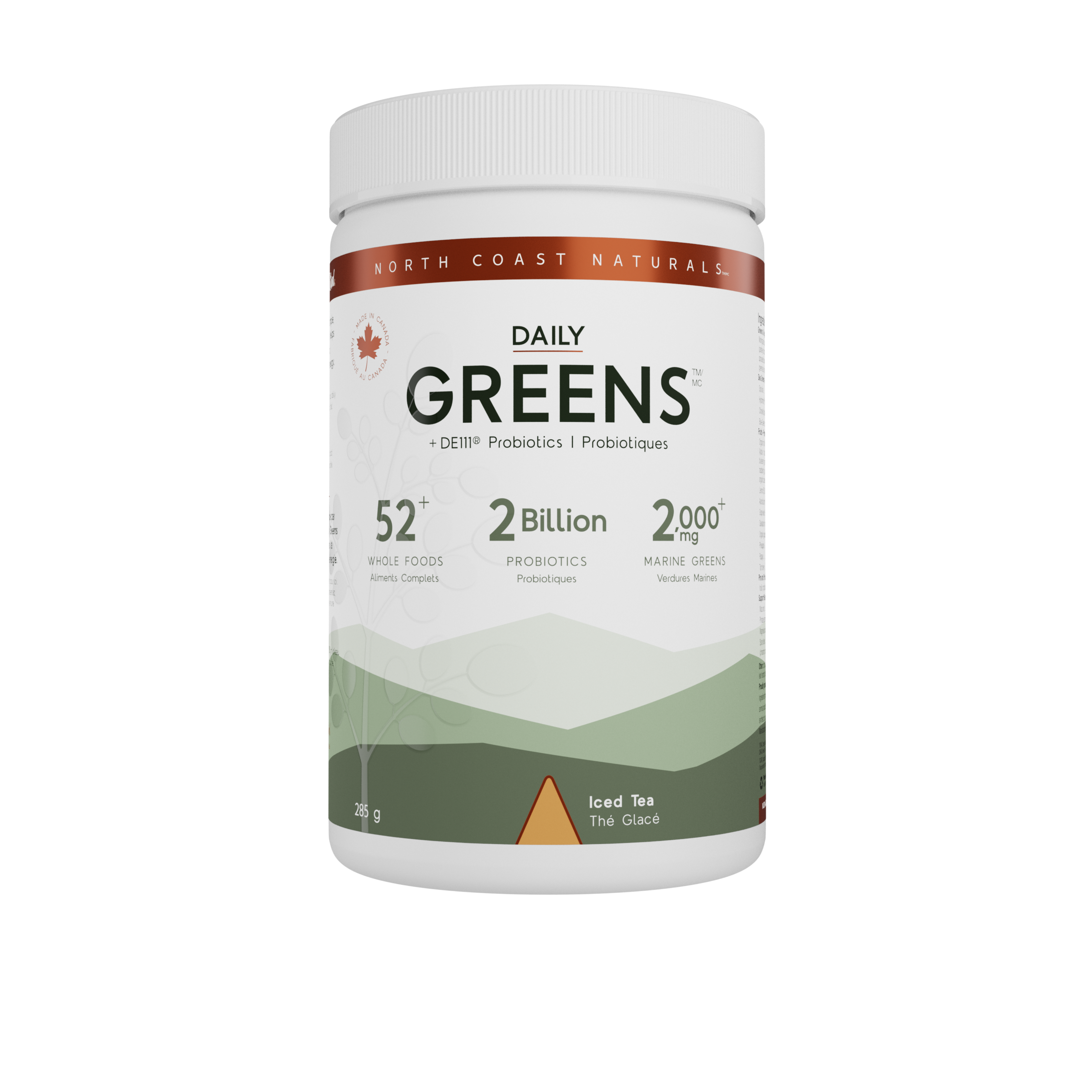 North Coast Naturals DAILY GREENS Iced Tea 285