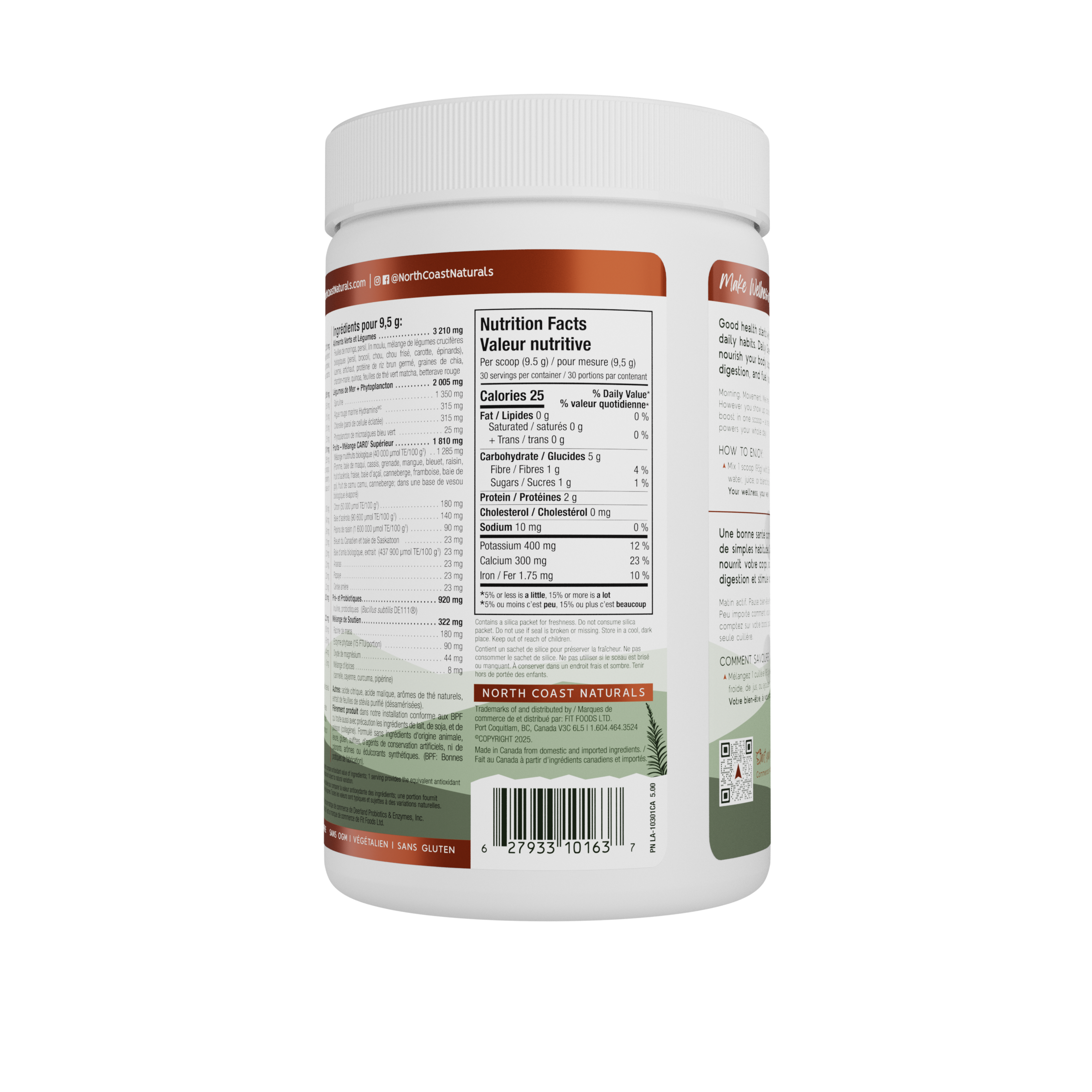 North Coast Naturals DAILY GREENS Iced Tea 285