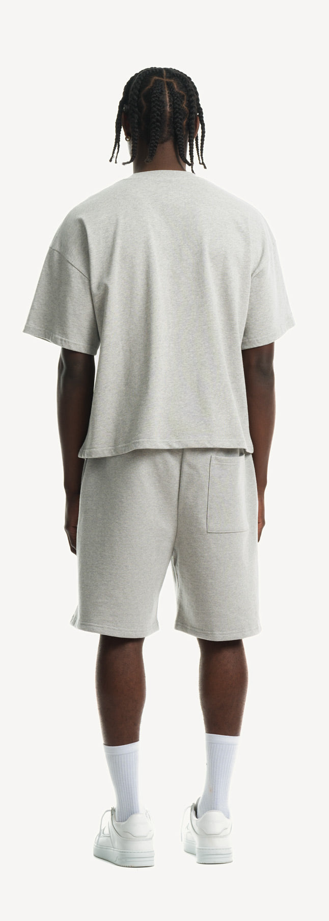 Light Grey Oversized Boxy Tee
