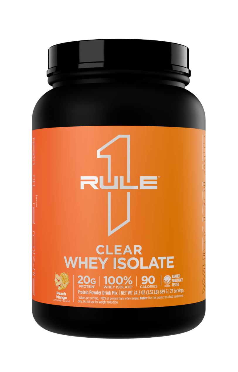 R1 Clear Whey Isolate – Peach Mango