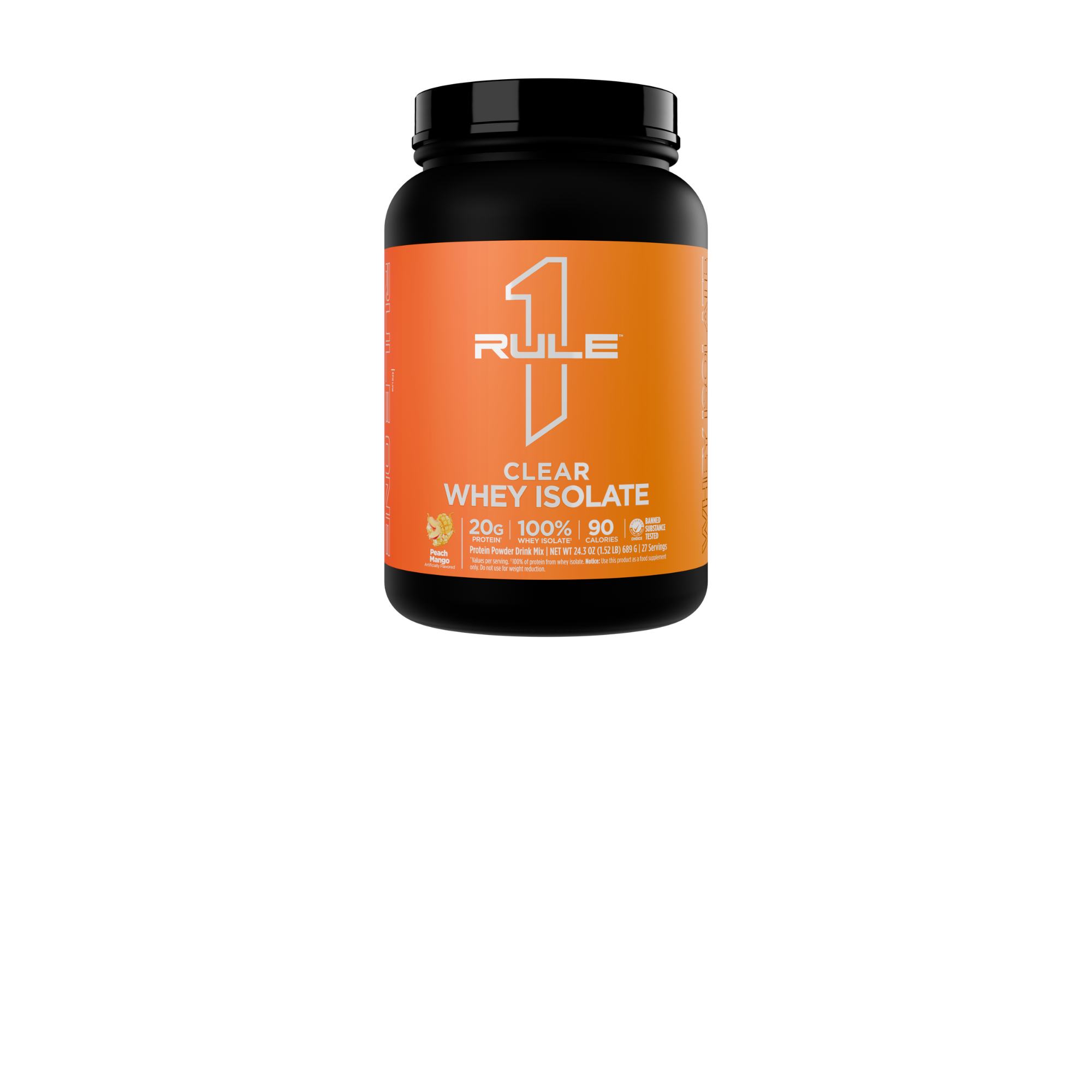 R1 Clear Whey Isolate – Peach Mango