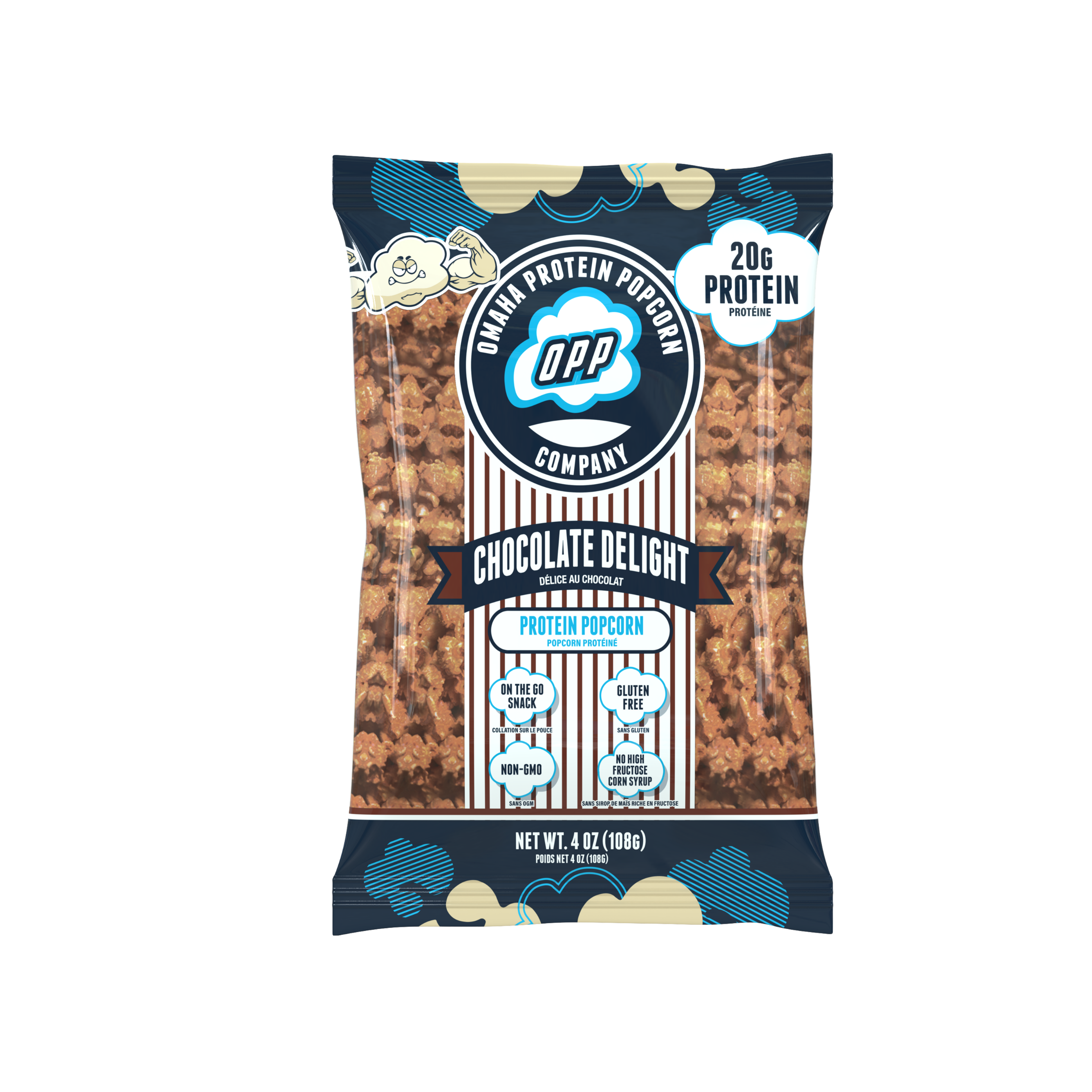 Omaha Protein Popcorn MINI (108g) Chocolate Delight