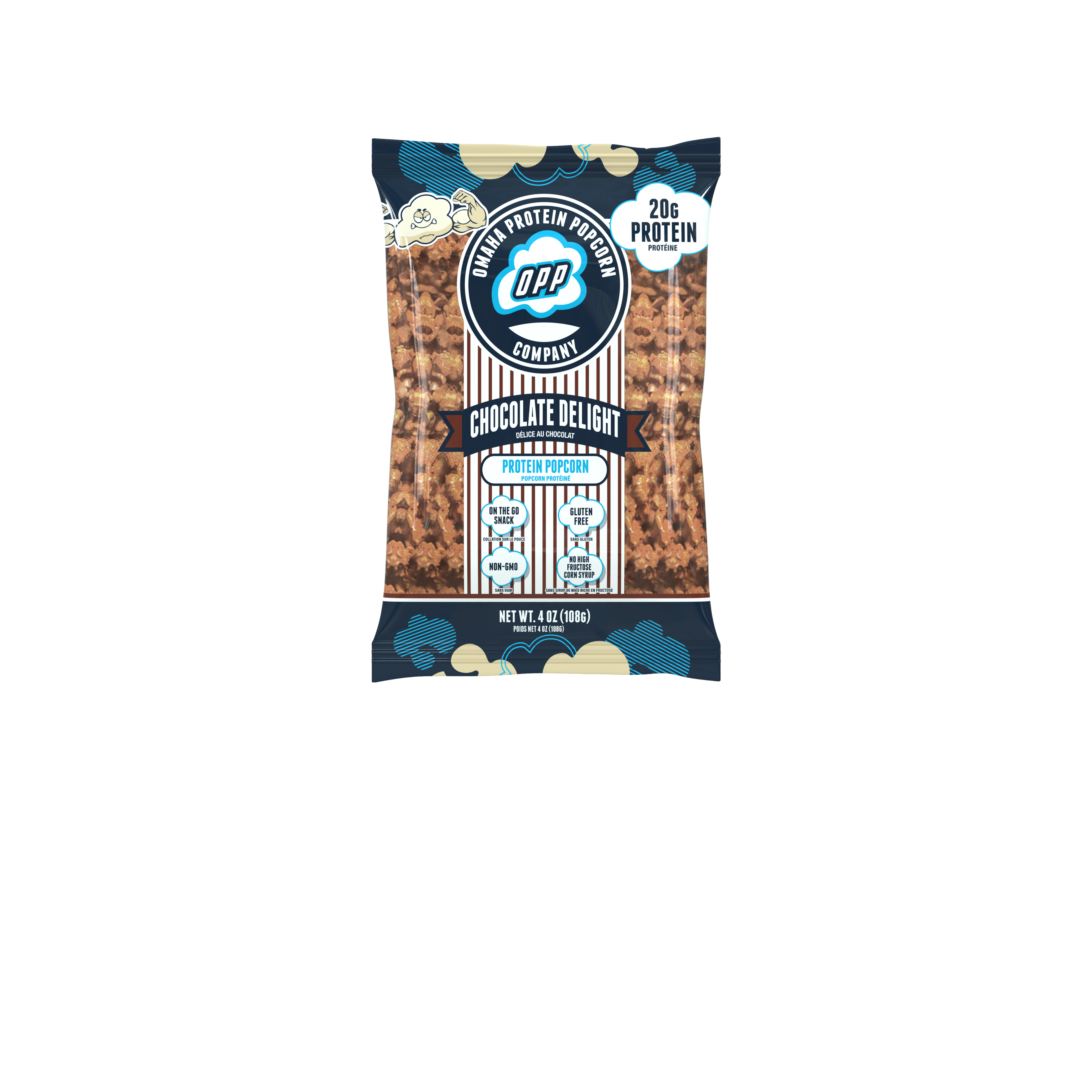 Omaha Protein Popcorn MINI 108 g – Chocolate Delight