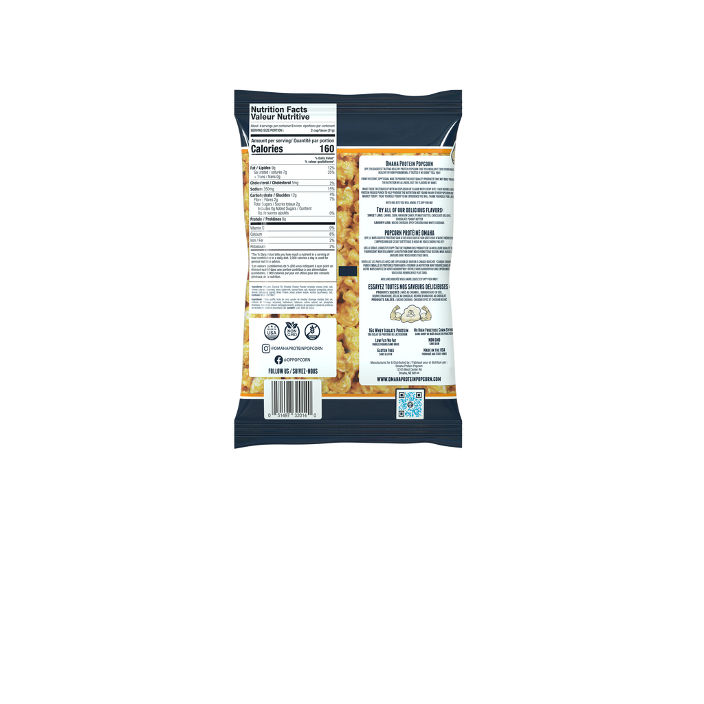 Omaha Protein Popcorn MINI (112g) Carmel Corn