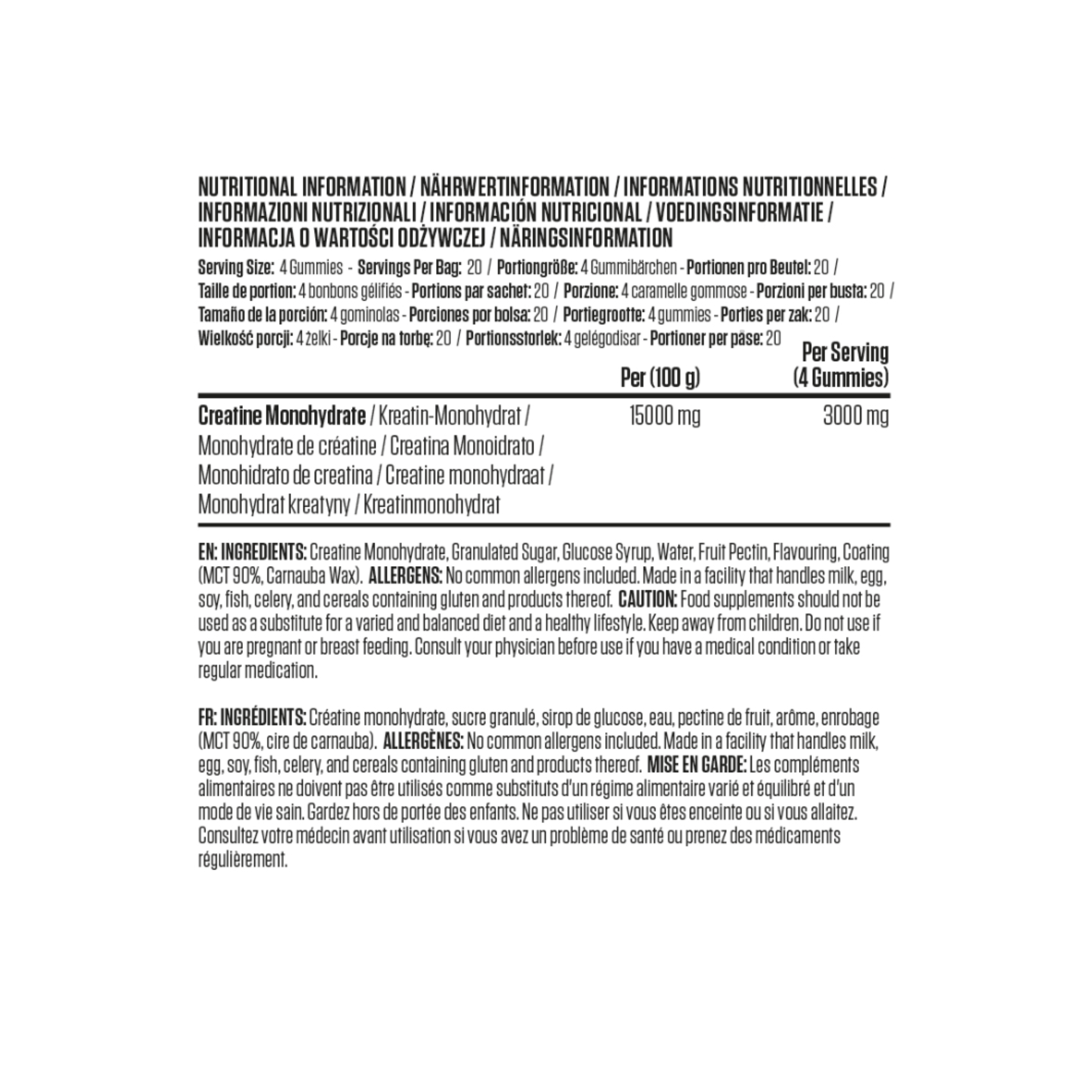 Applied Nutrition Creatine Gummies