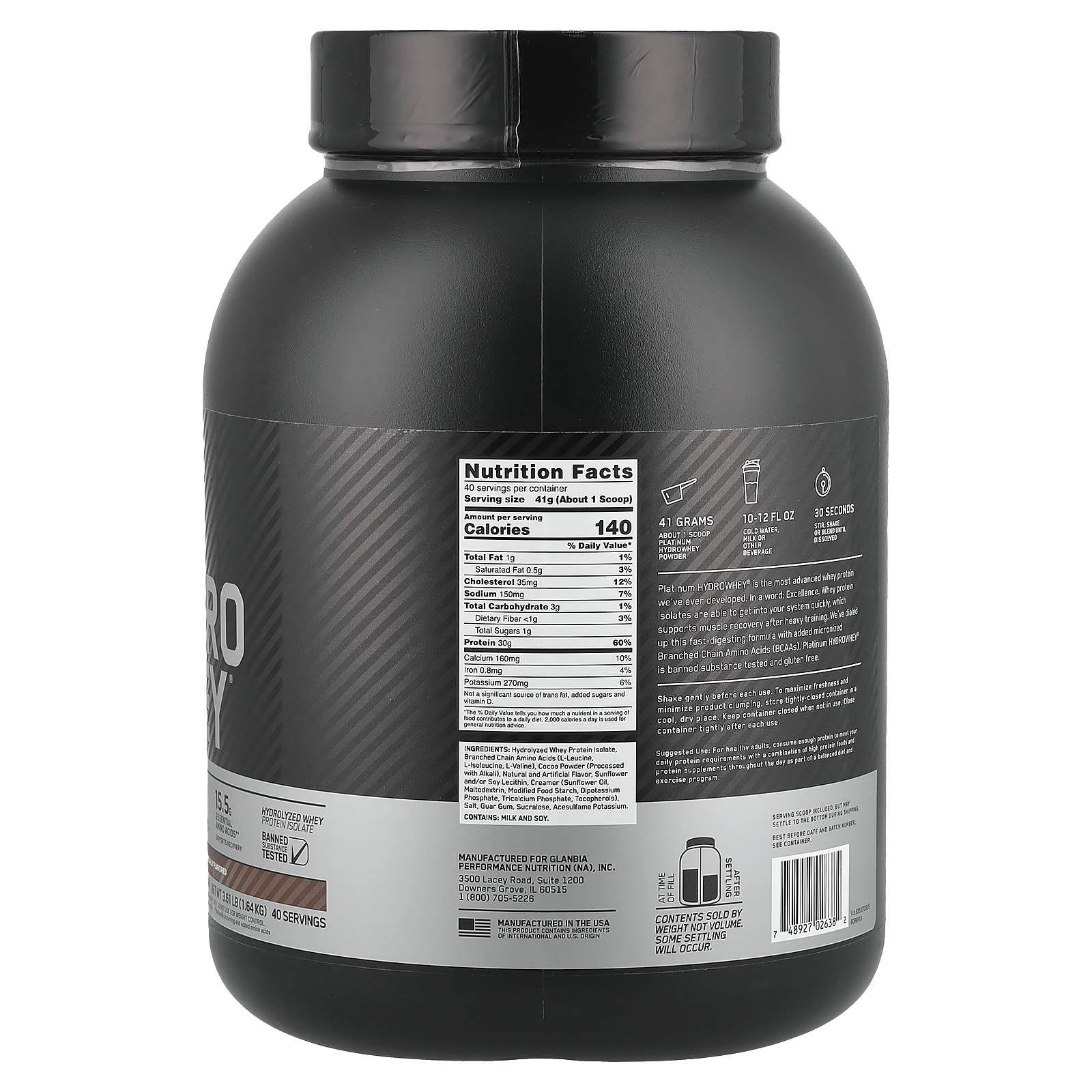 ON Platinum HydroWhey – 3.5 lbs-2