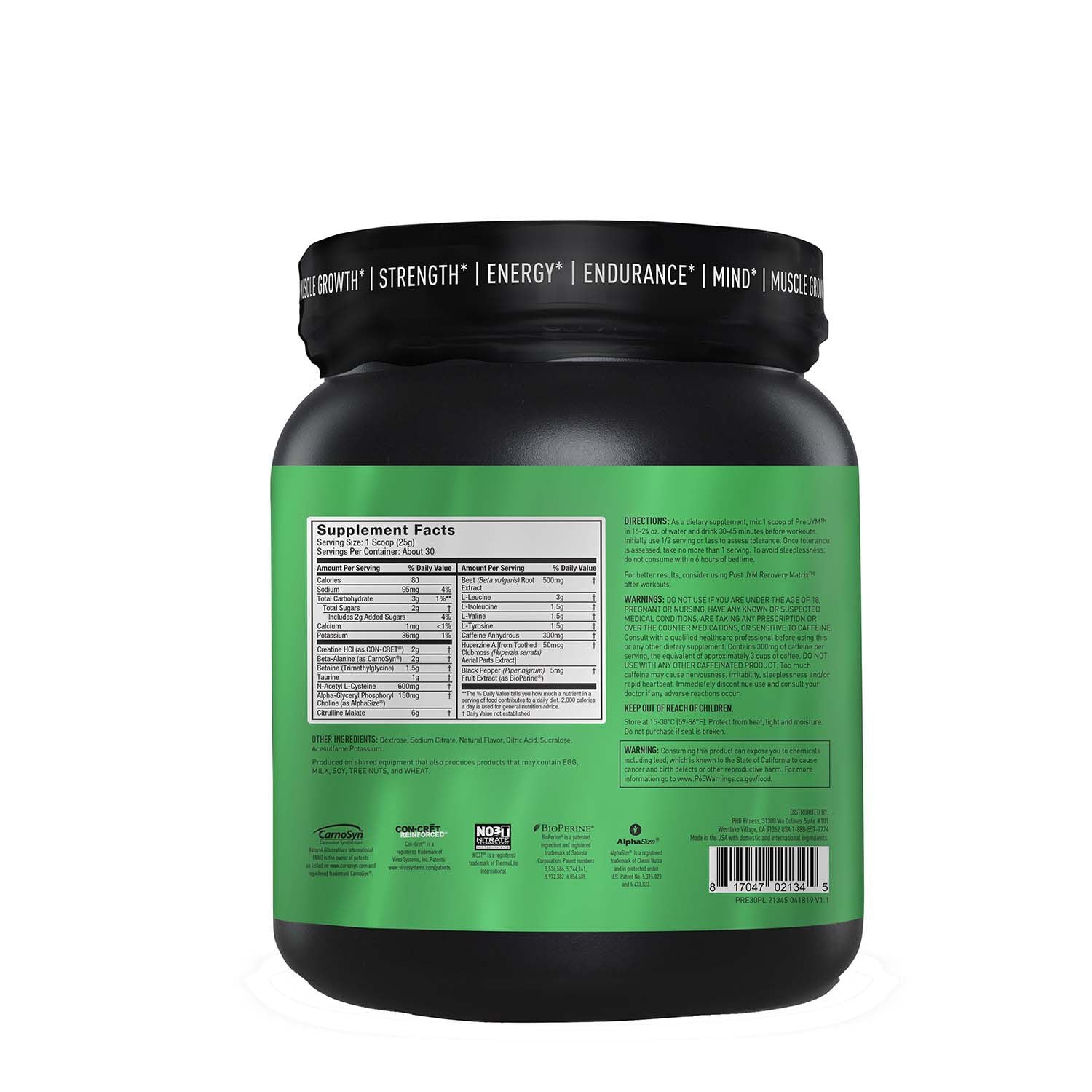 Pre JYM Pre-Workout – 20 Servings-12