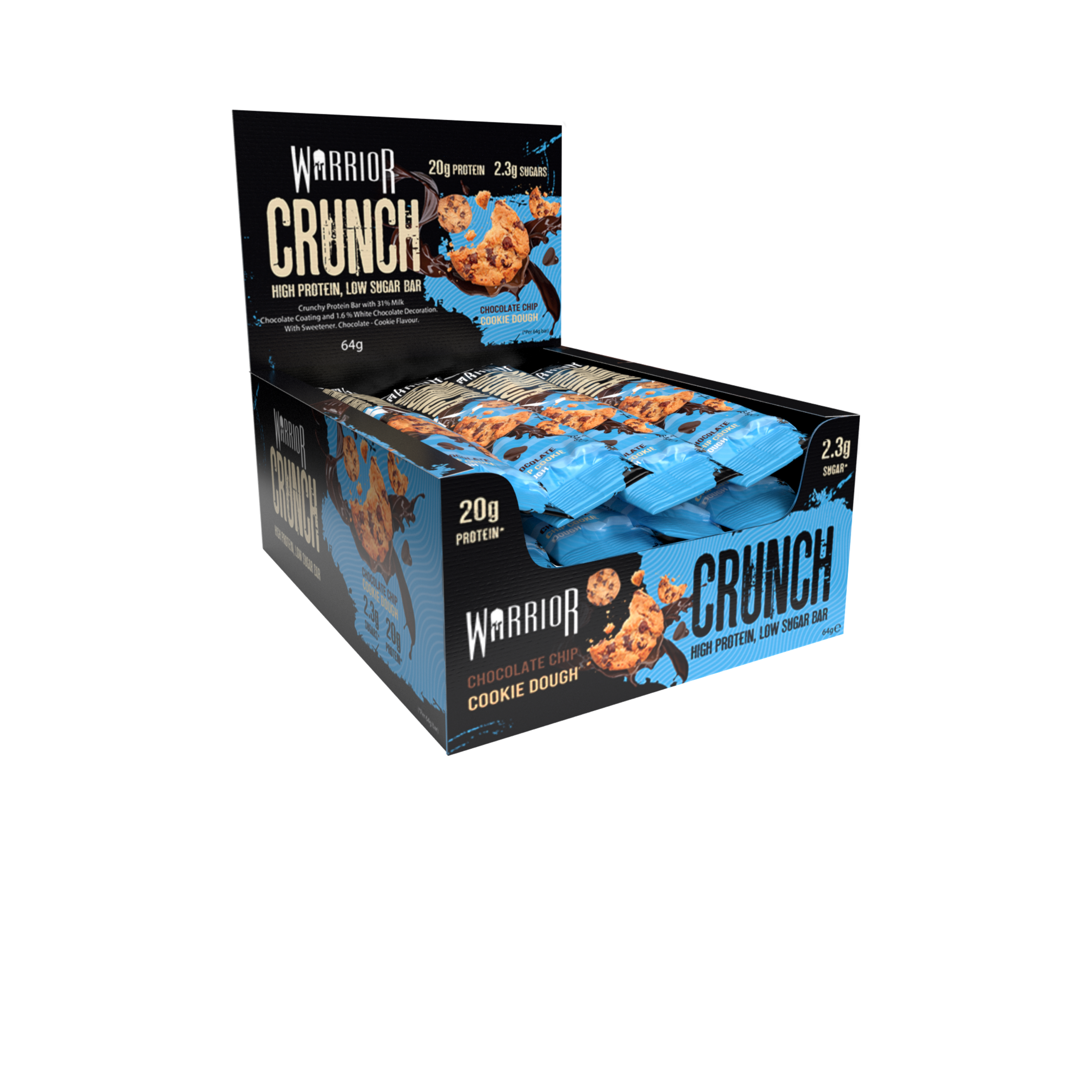 Warrior Crunch Bar Chocolate Chip Cookie Dough