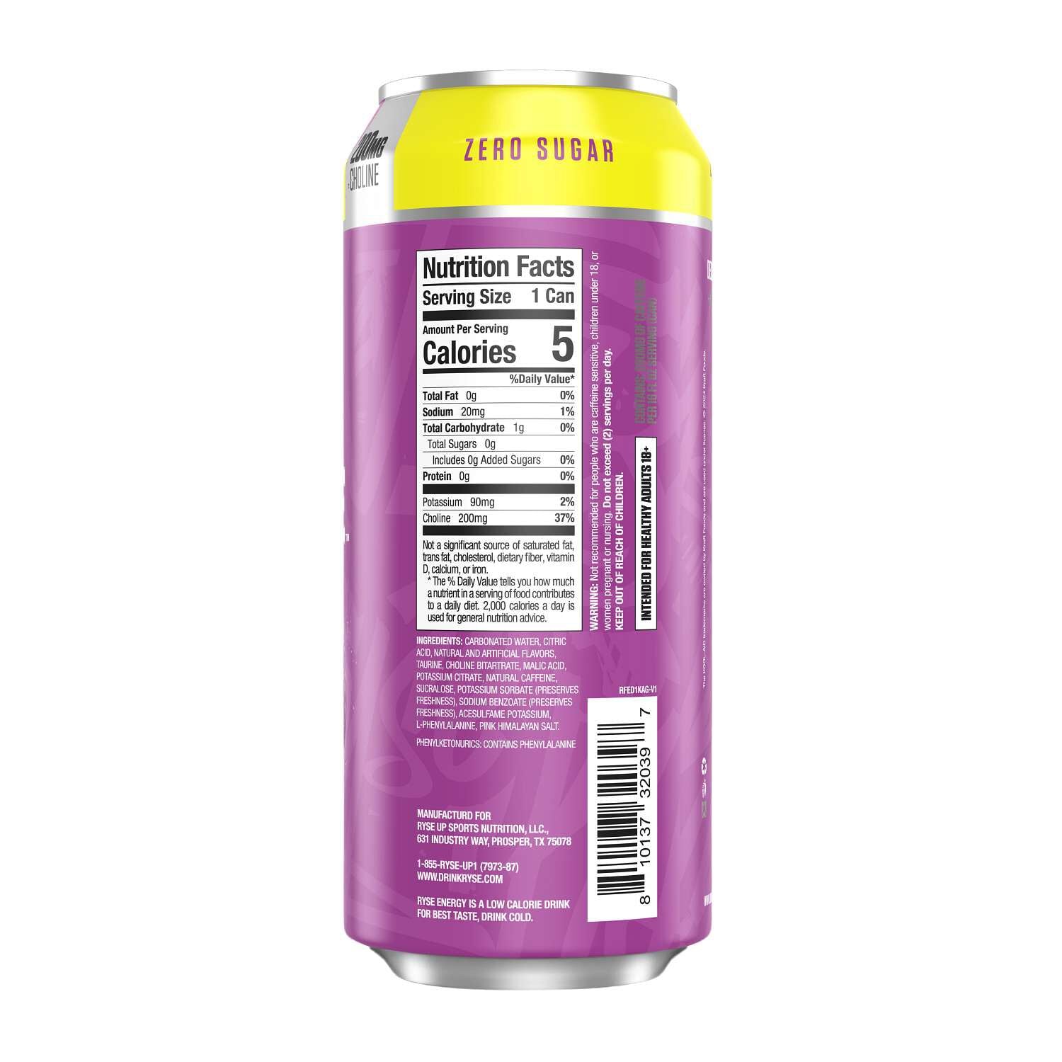 Ryse Fuel Energy- Grape