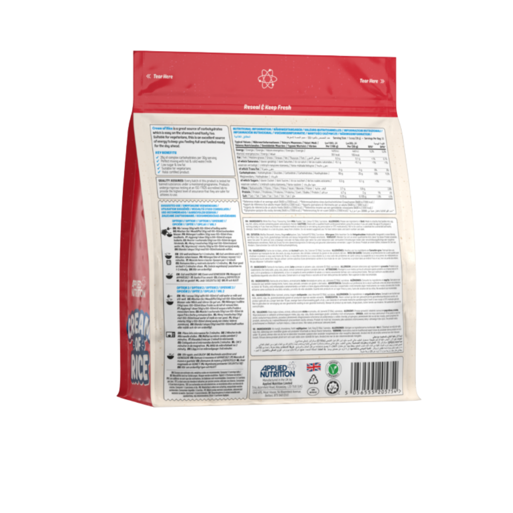 Applied Nutrition Cream of Rice - Toffee Biscuit