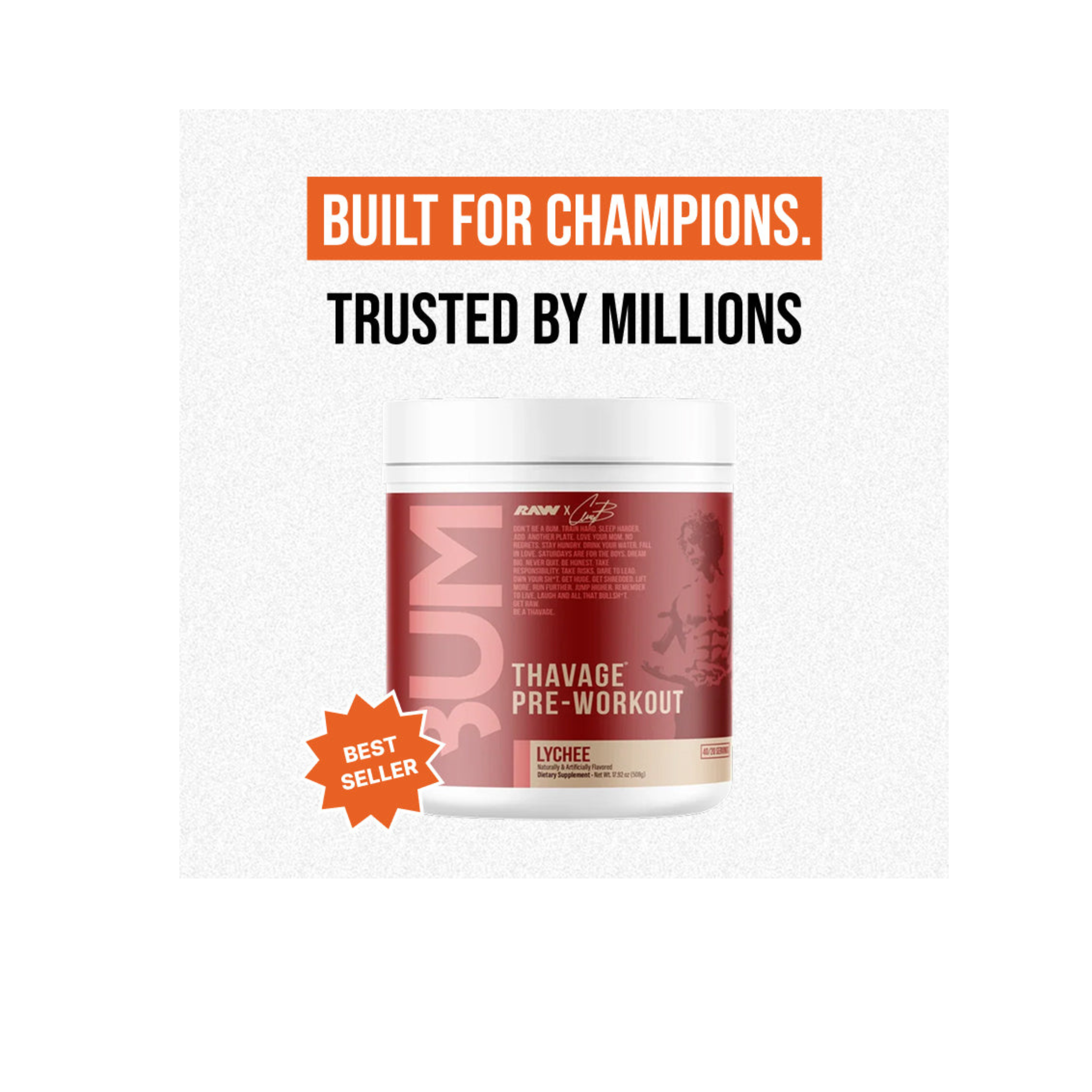 CBUM Thavage Pre-Workout-5