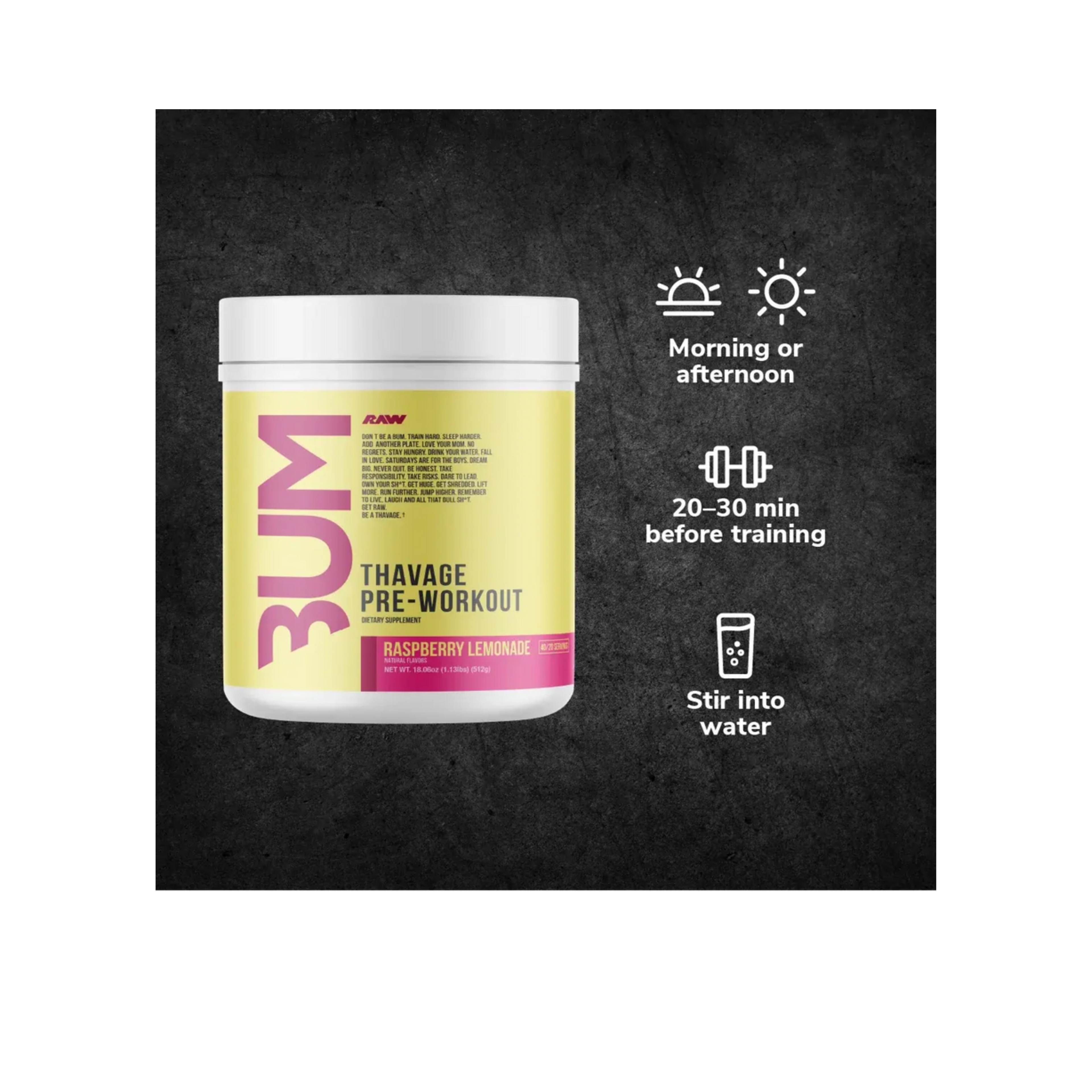 CBUM Thavage Pre-Workout