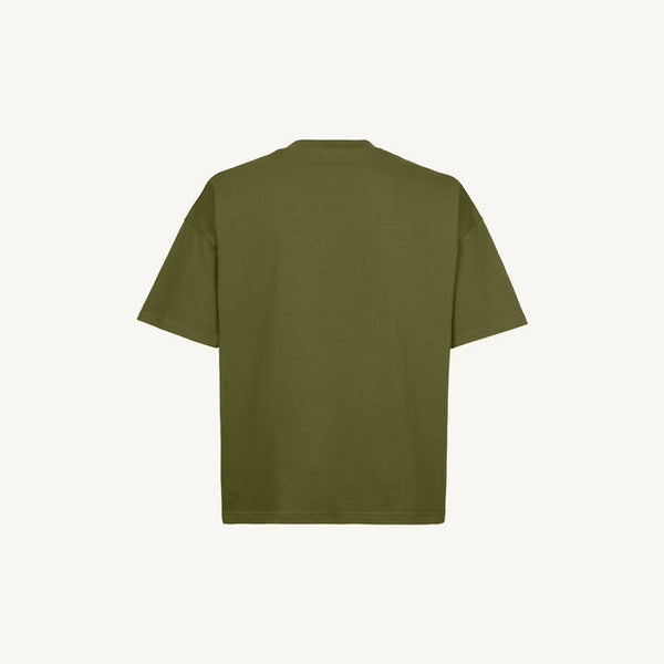 Khaki Oversized Boxy Tee