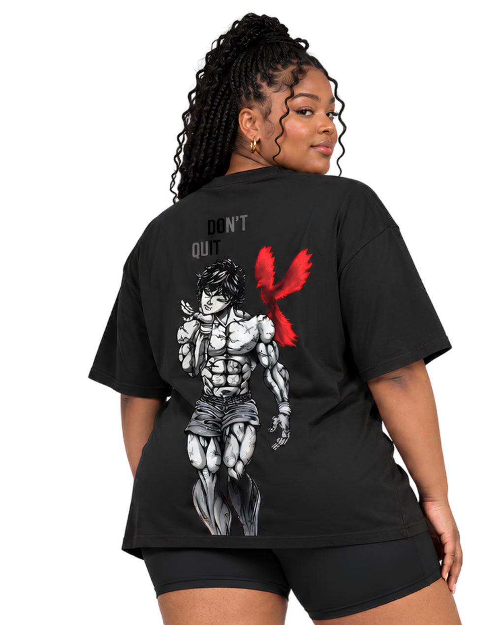 BlackFemaleBackCurvyCloseUp model 2