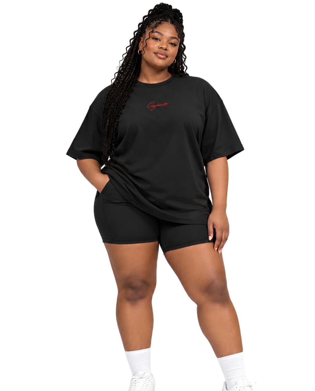 BlackFemaleFrontCurvyFullBody model2