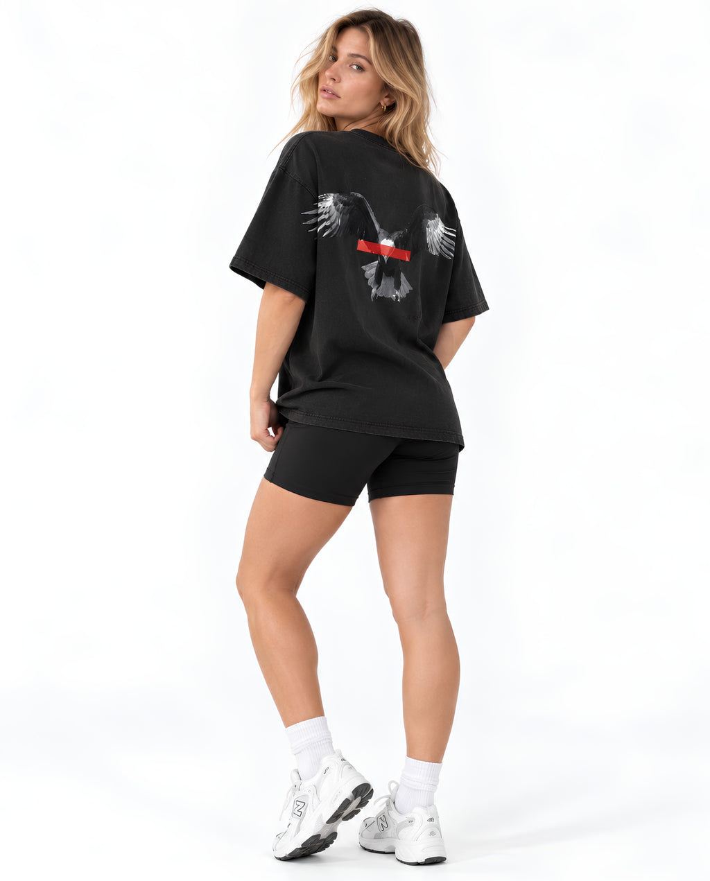 BlackFocusDesignTeeFemaleBackFullBody