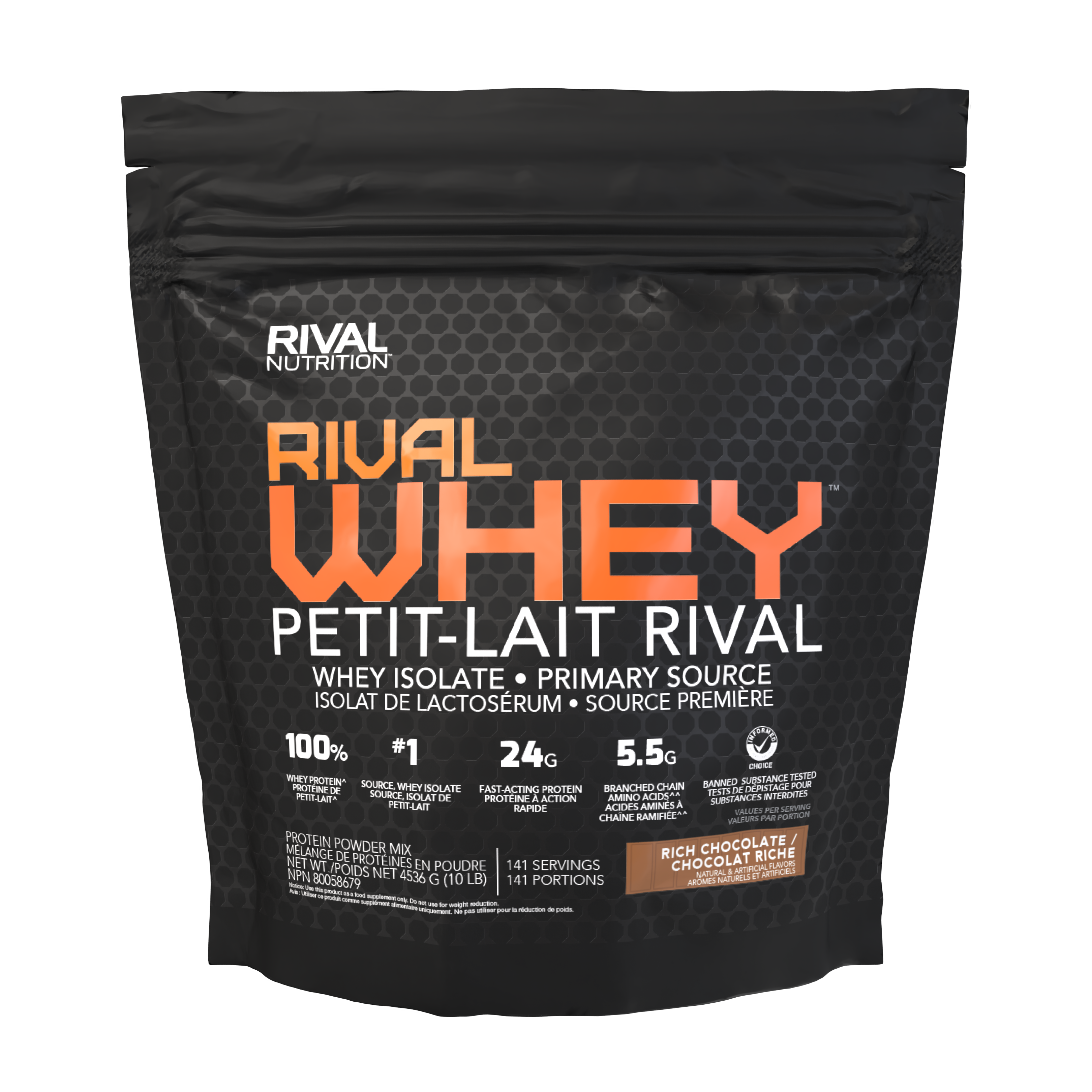 Rival Whey Protein – 10 lbs