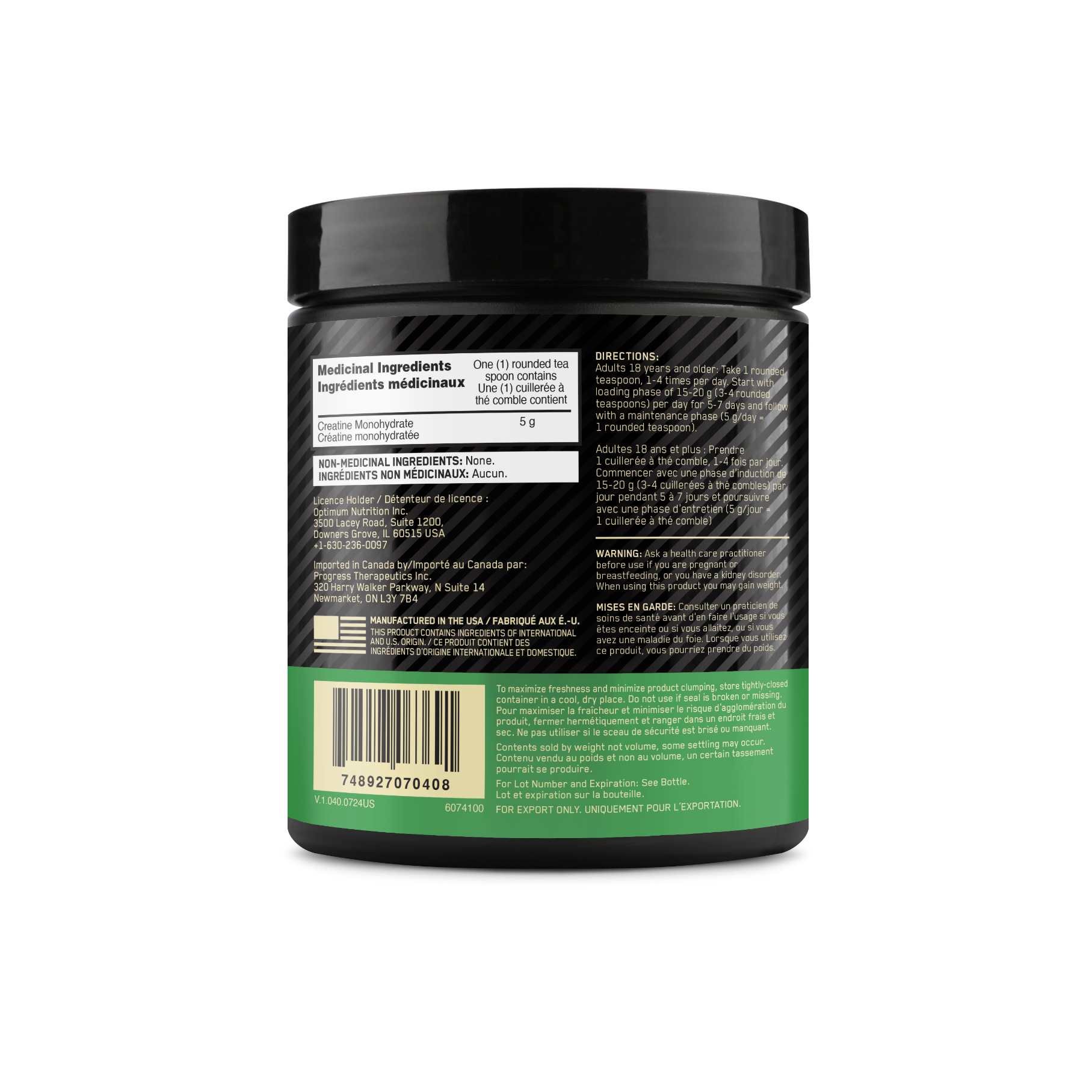 ON Micronized Creatine Powder 300g