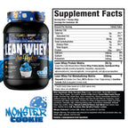 Lean Whey 2lbs Monster Cookie
