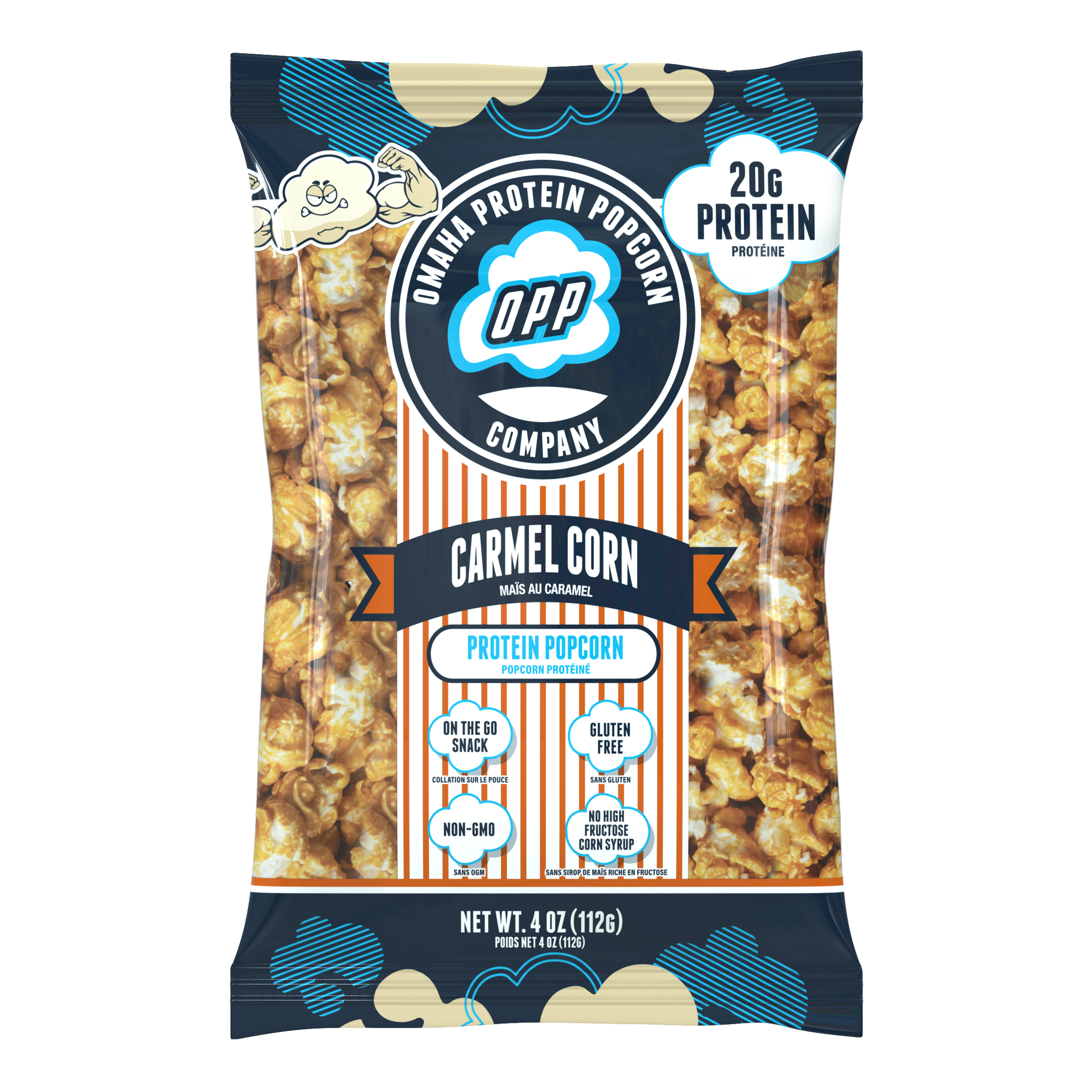 Omaha Protein Popcorn MINI 112 g – Caramel Corn