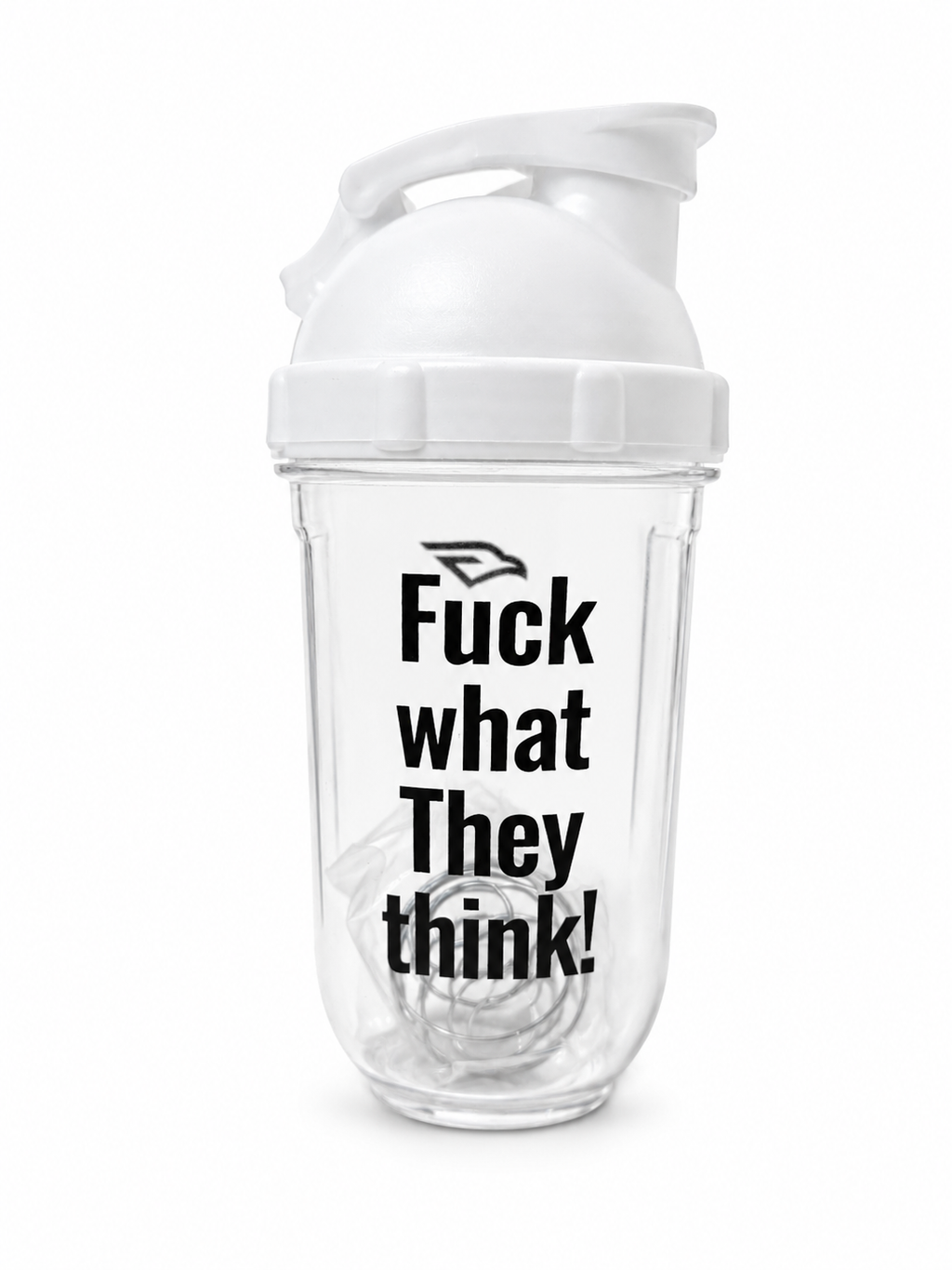 Gymverse Plastic Protein Shaker Bottle - White