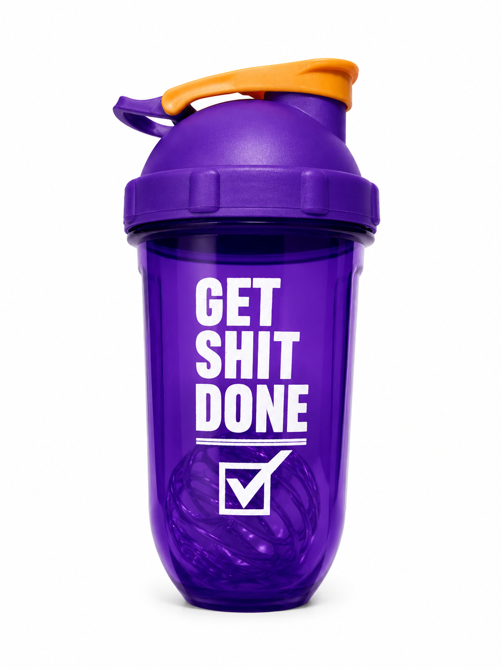 Gymverse Plastic Protein Shaker Bottle - Purple