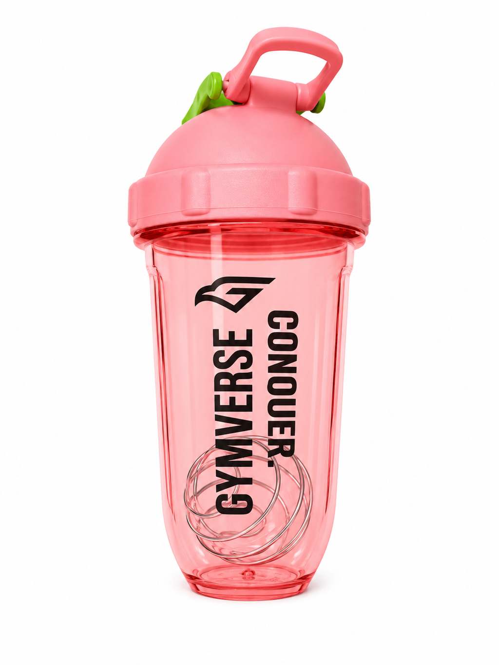 Gymverse Plastic Protein Shaker Bottle - Pink