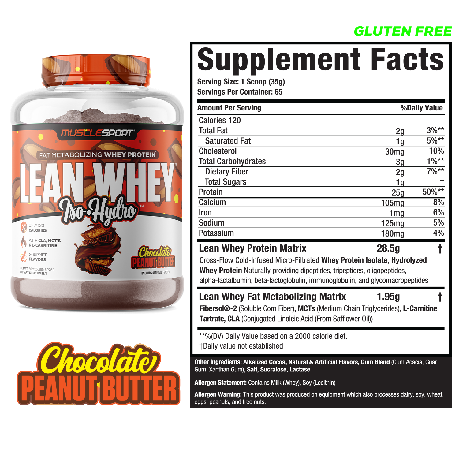 Lean Whey Iso-Hydro Protein – 5 lbs-4