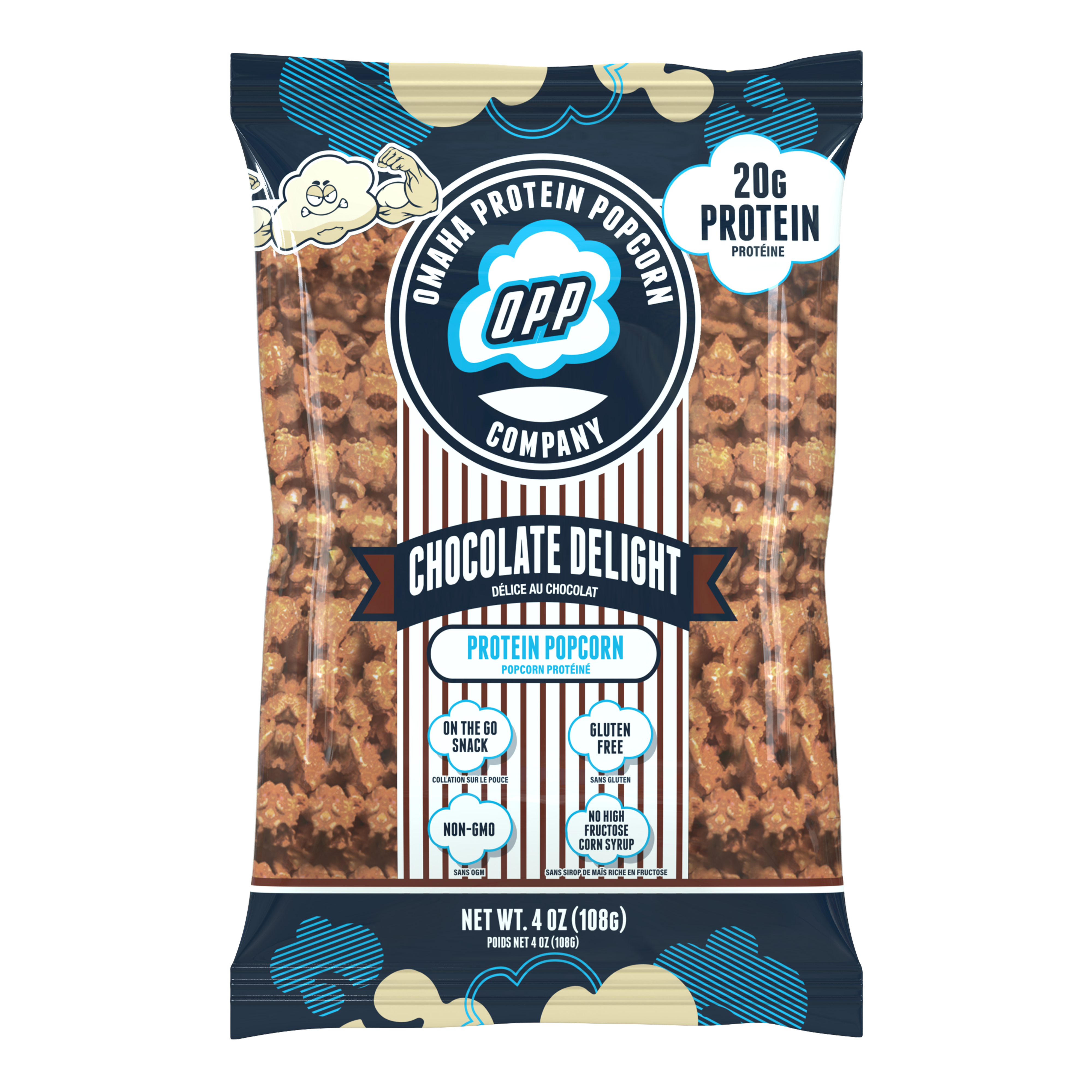 Omaha Protein Popcorn MINI 108 g – Chocolate Delight