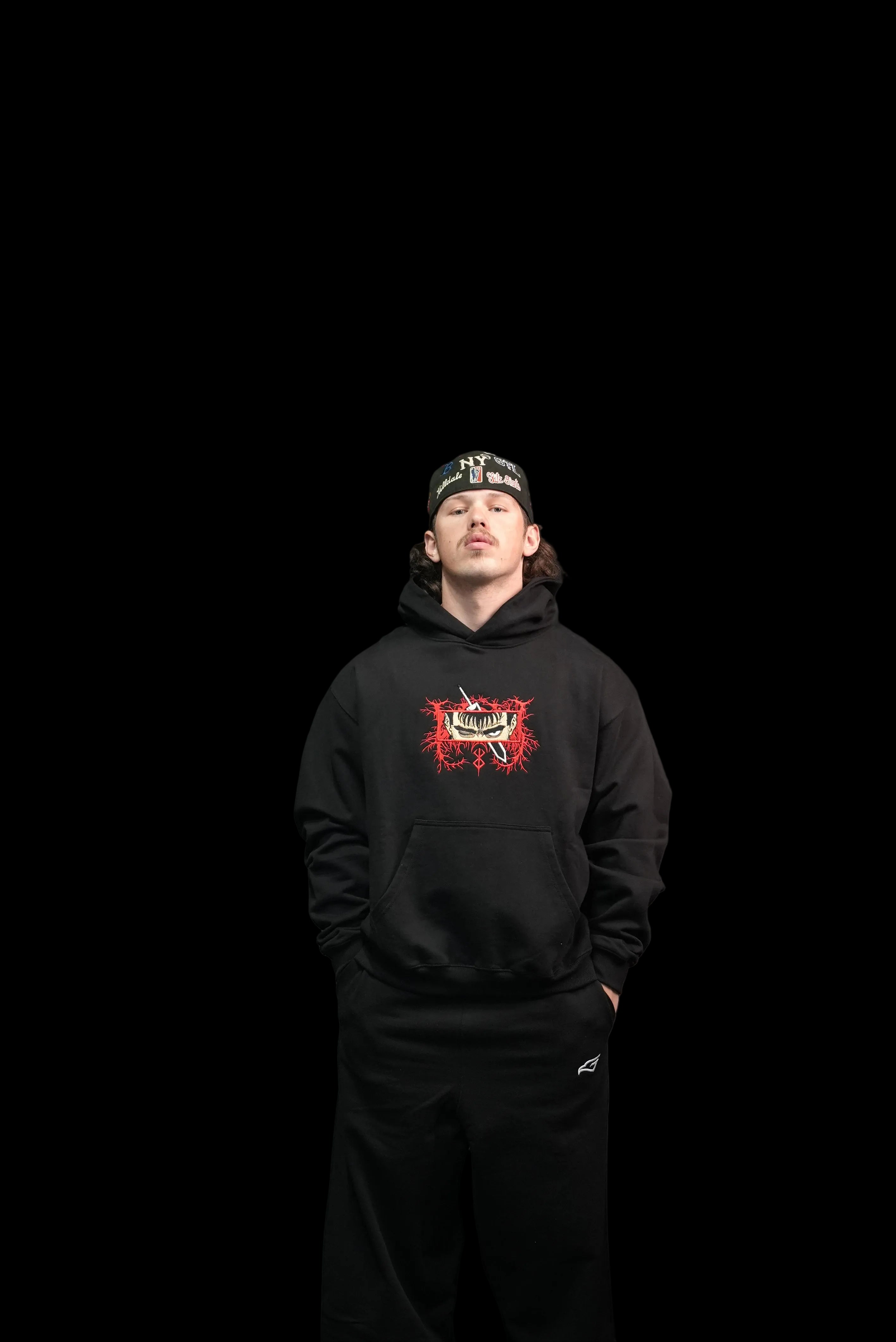 Vintage Black Ultra Heavy Oversized Hoodie