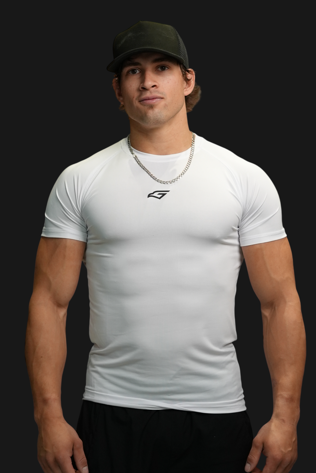 White Compression Tee