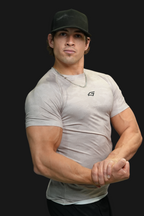 Tan Compression tee