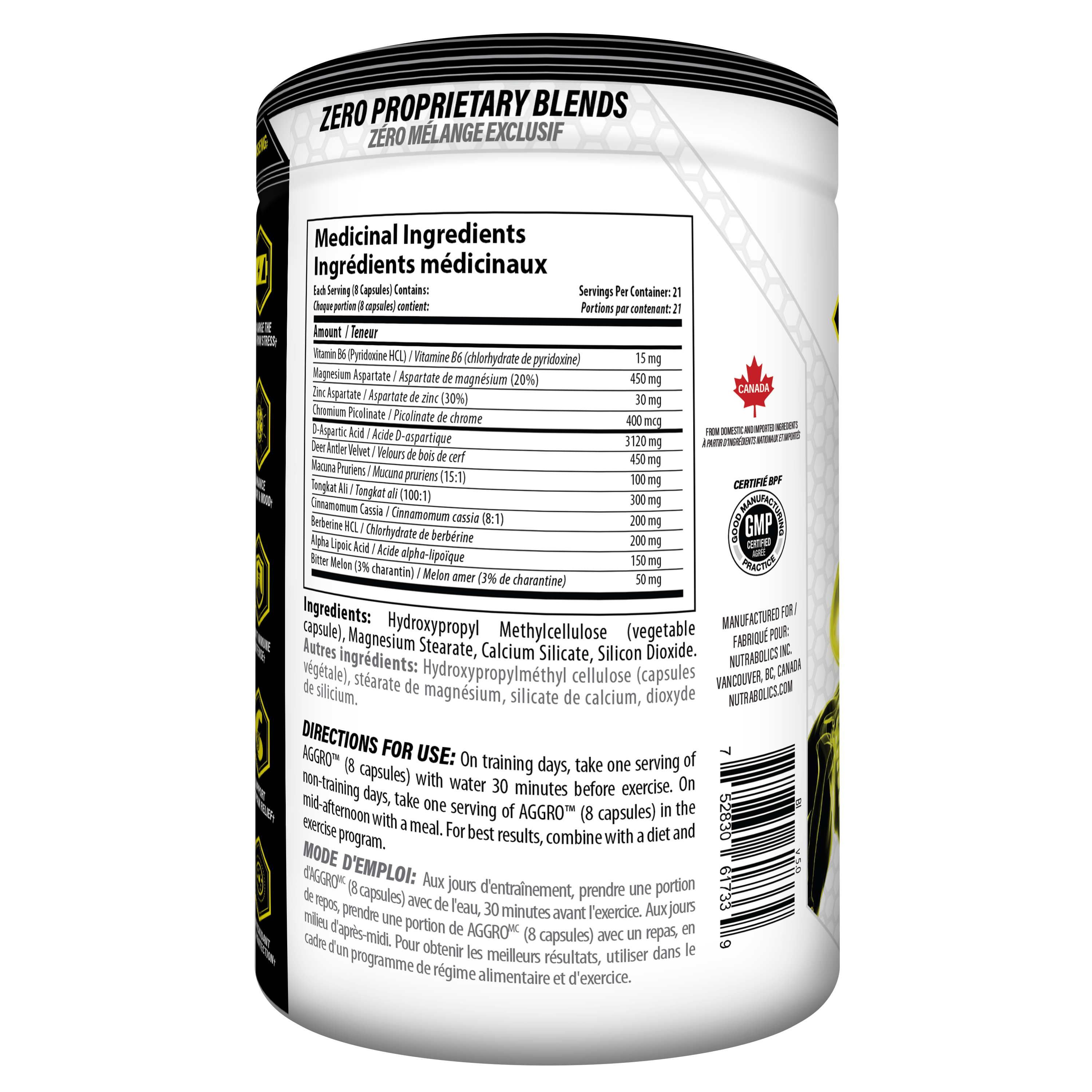 Aggro Pre-Workout Capsules – 168 Capsules
