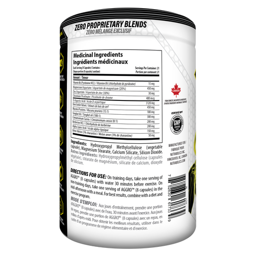 Aggro Pre-Workout Capsules – 168 Capsules