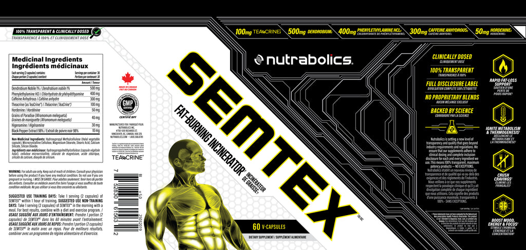 Semtex Fat Burner – 60 Capsules