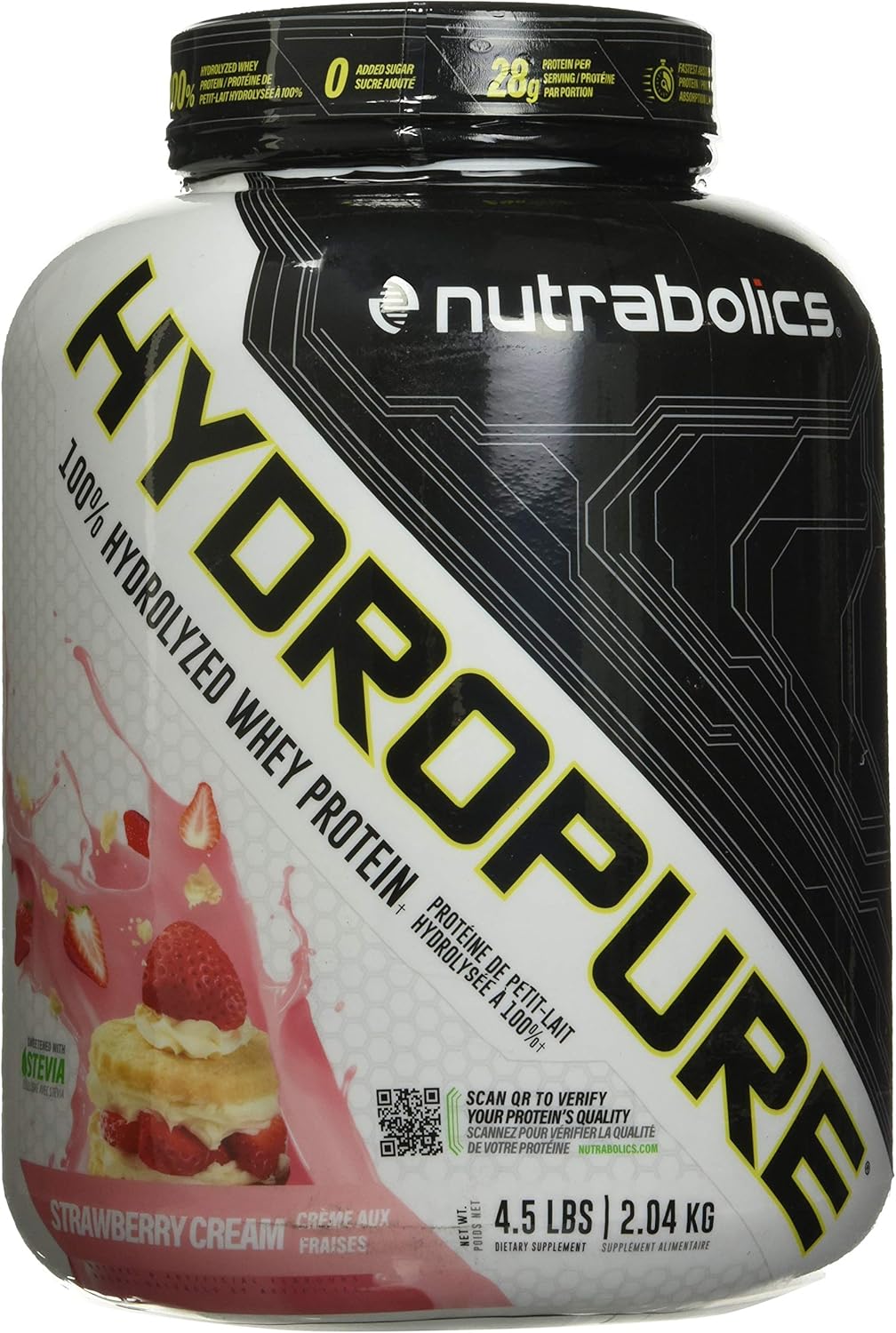 HydroPure 4.5lbs Strawberry Cream