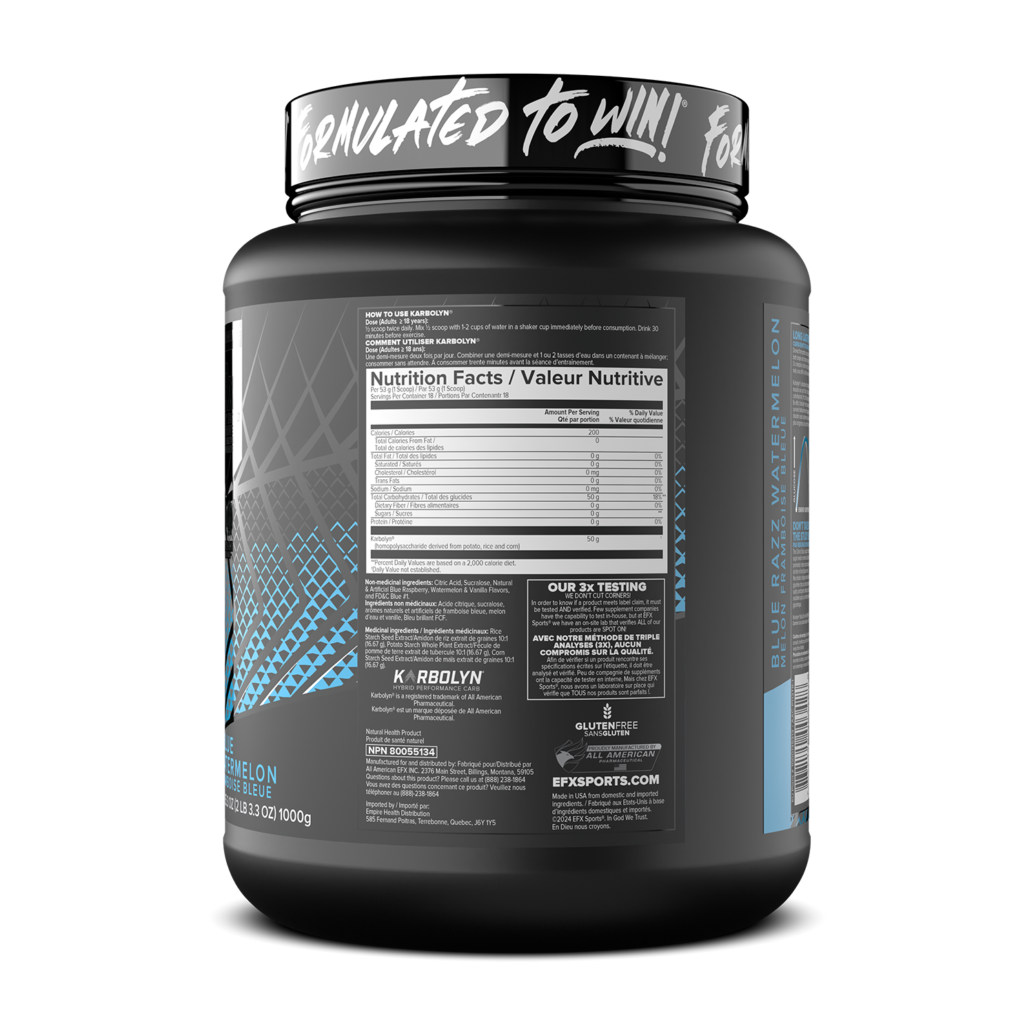 EFX Sports Karbolyn Fuel – 2.2 lbs (1000 g)-6