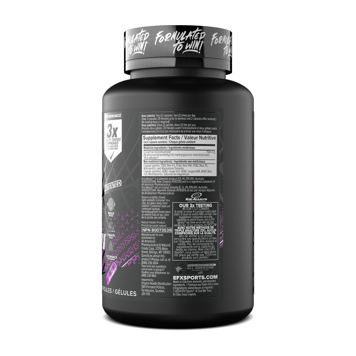 Kre-Alkalyn® EFX 120 Capsules-2