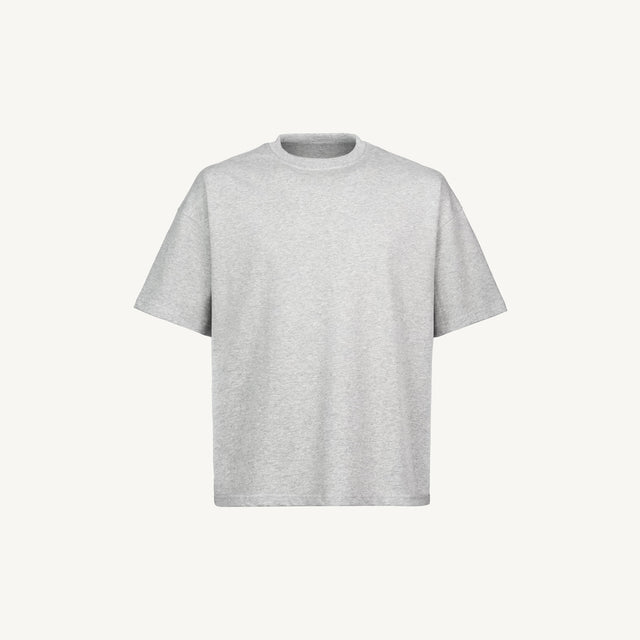 Light Grey Oversized Boxy Tee
