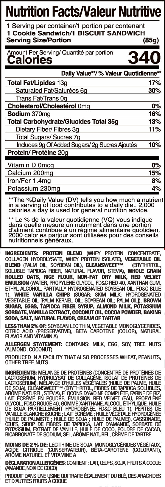 Protein Whoopies 85 g (6/Box)